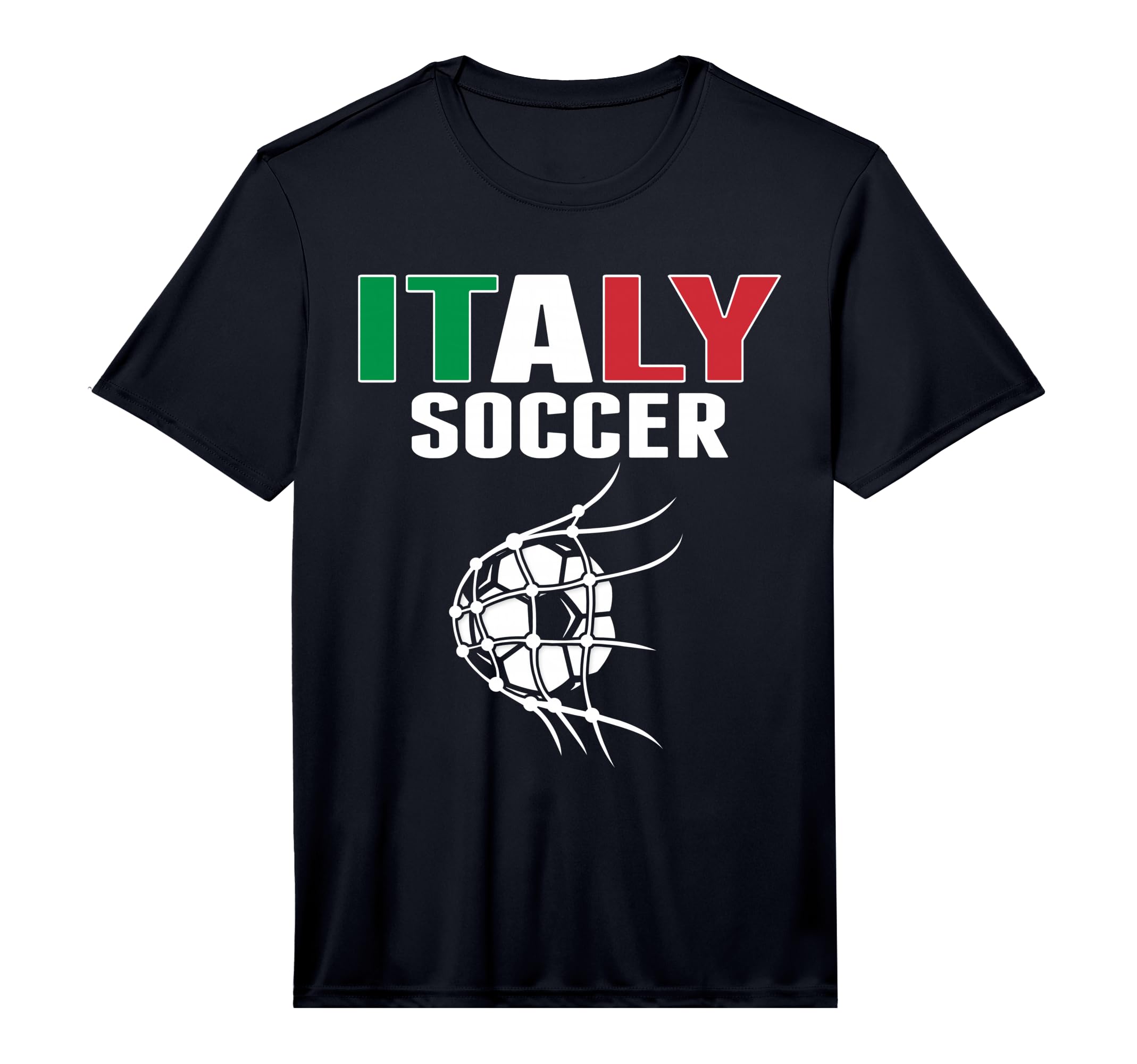 Italy Soccer Ball Net Goal Italian T-Shirt - Unique Graphic Men Women - T-Shirt, Sweatshirt, Hoodie