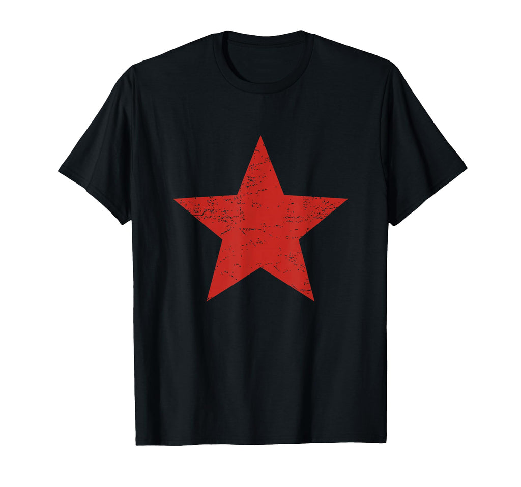 Grunge Alternative Distressed Red T-Shirt - Fun Novelty Design Men Women - T-Shirt, Sweatshirt, Hoodie