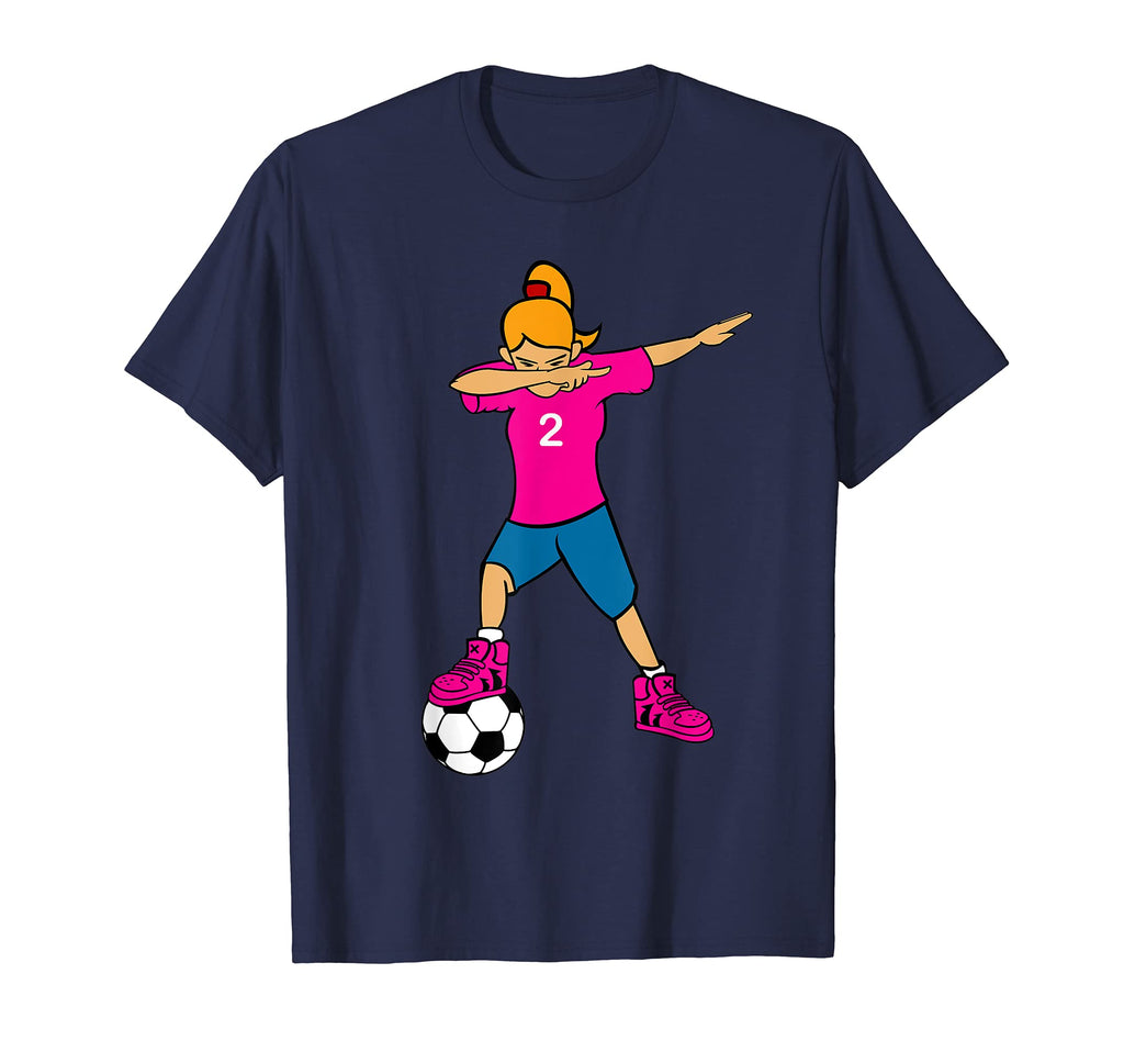 Dabbing Soccer Football Player T-Shirt - Trendy Graphic Unisex - T-Shirt, Sweatshirt, Hoodie