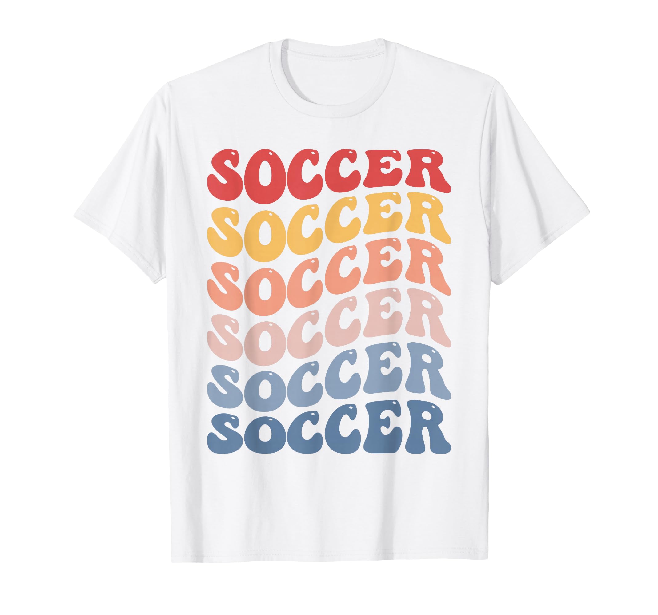 Soccer Player Team Coach Trainer Groovy T-Shirt - Graphic Print Men Women - T-Shirt, Sweatshirt, Hoodie