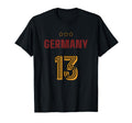 Germany Soccer 13 Football Game Fan T-Shirt - Trendy Graphic for Adults - T-Shirt, Sweatshirt, Hoodie