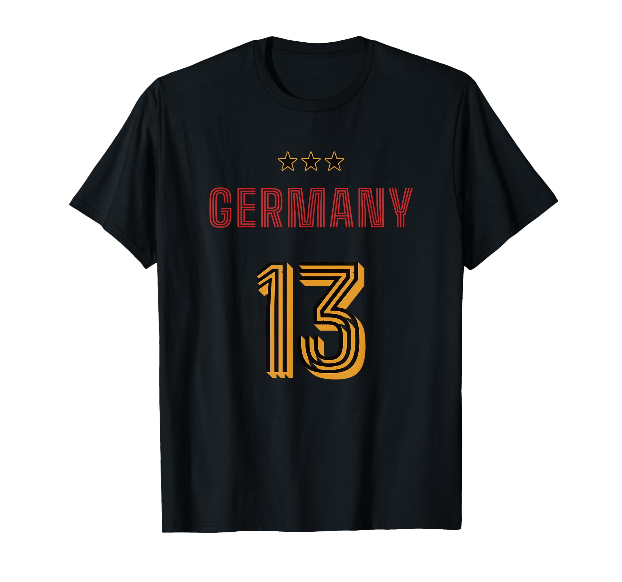Germany Soccer 13 Football Game Fan T-Shirt - Trendy Graphic for Adults - T-Shirt, Sweatshirt, Hoodie