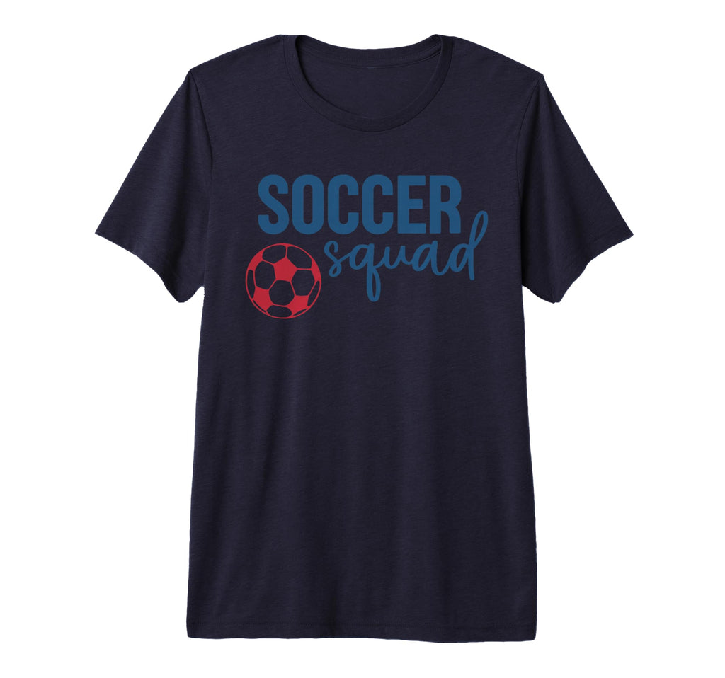 Soccer Squad Fan Training Soccer Team T-Shirt - Unique Graphic for Adults - T-Shirt, Sweatshirt, Hoodie
