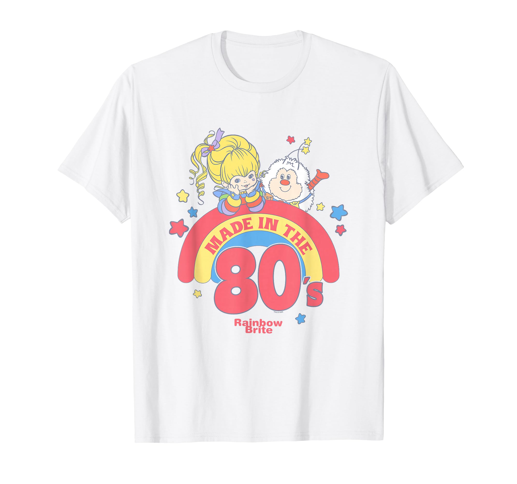 Rainbow Brite Me 80S Pastel Colors Chest T-Shirt - Minimalist Print Unisex - T-Shirt, Sweatshirt, Hoodie