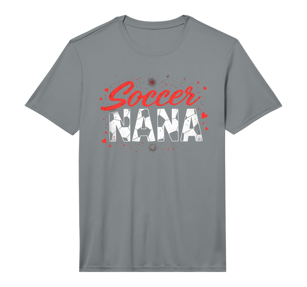 Proud Soccer Nana Funny Grandma Lover T-Shirt - Trendy Graphic for Adults - T-Shirt, Sweatshirt, Hoodie