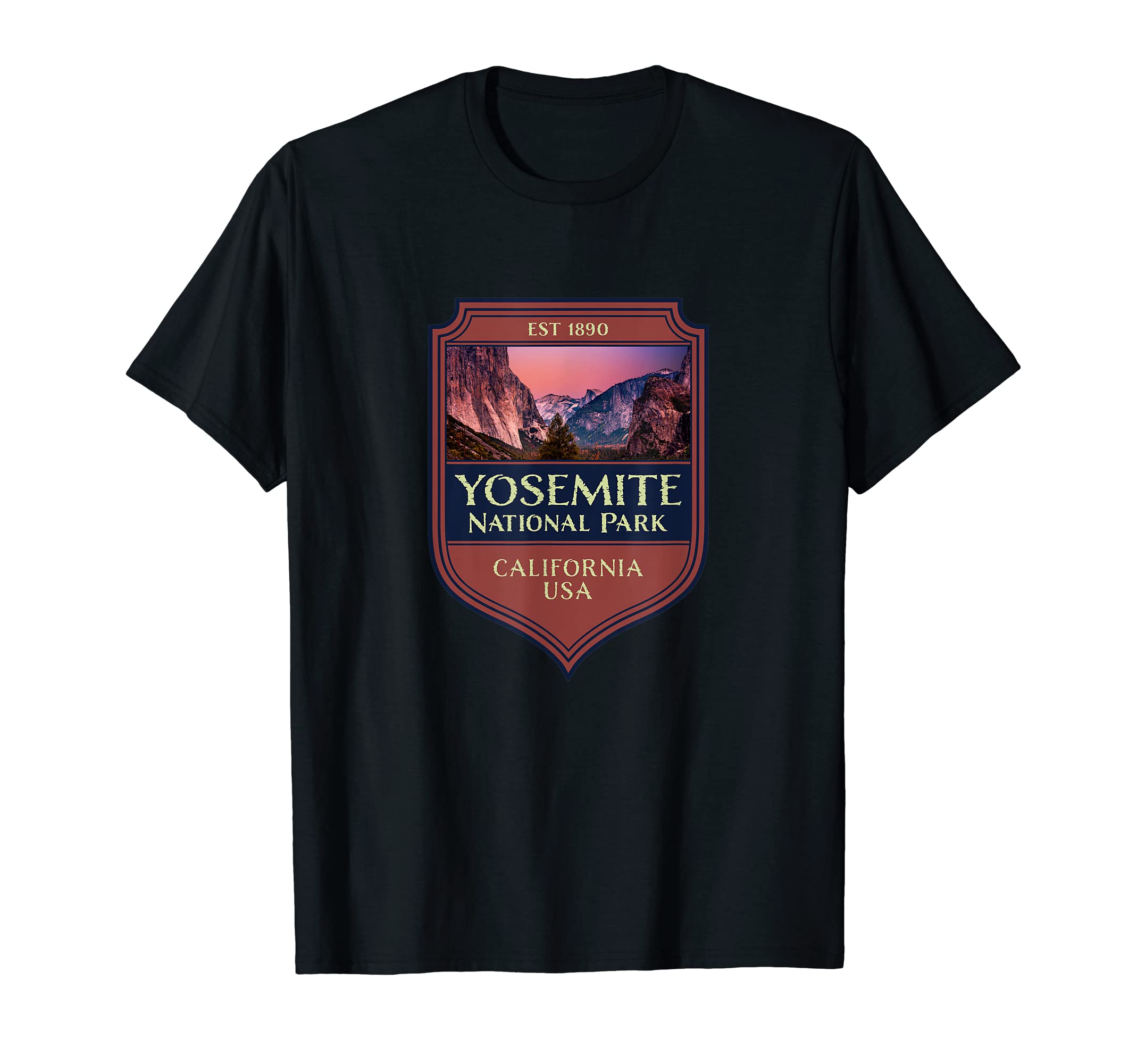 Yosemite National Park Picture T-Shirt - Aesthetic Graphic Men Women - T-Shirt, Sweatshirt, Hoodie