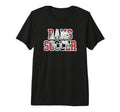 Rams Soccer Mom Game Day Mascot Red T-Shirt - Fun Novelty Design Unisex - T-Shirt, Sweatshirt, Hoodie