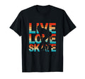 Live Love Skate Roller Derby T-Shirt - Custom Art Print for Adults - T-Shirt, Sweatshirt, Hoodie