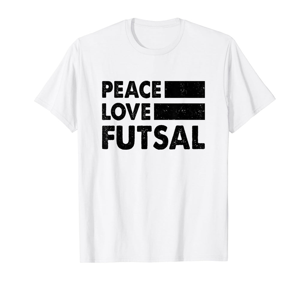 Peace Love Futsal Indoor Soccer Player T-Shirt - Unique Graphic for Adults - T-Shirt, Sweatshirt, Hoodie