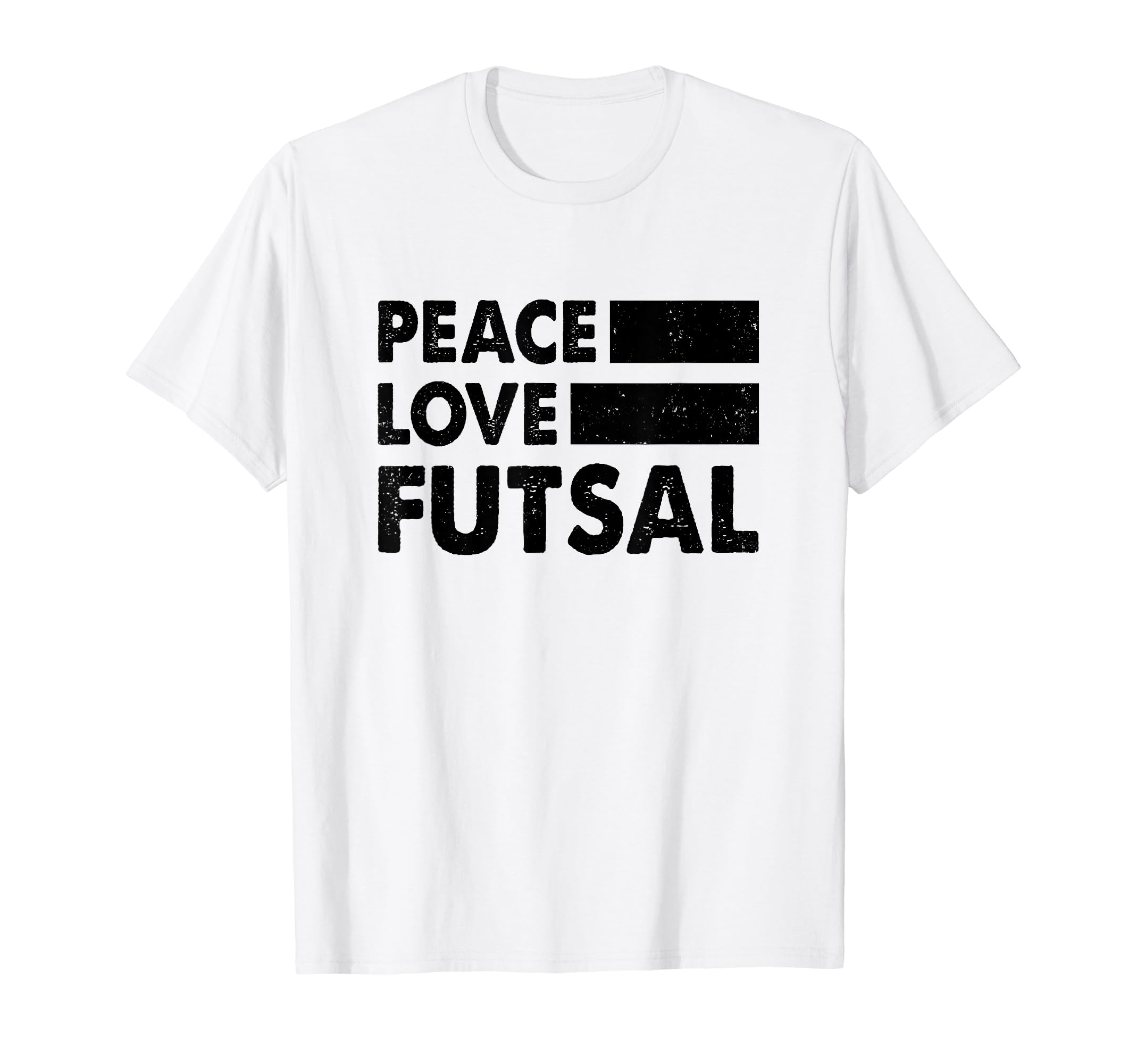 Peace Love Futsal Indoor Soccer Player T-Shirt - Unique Graphic for Adults - T-Shirt, Sweatshirt, Hoodie