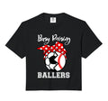 Busy Raising Ballers Funny Baseball Sweatshirt - Graphic Print Unisex - T-Shirt, Sweatshirt, Hoodie