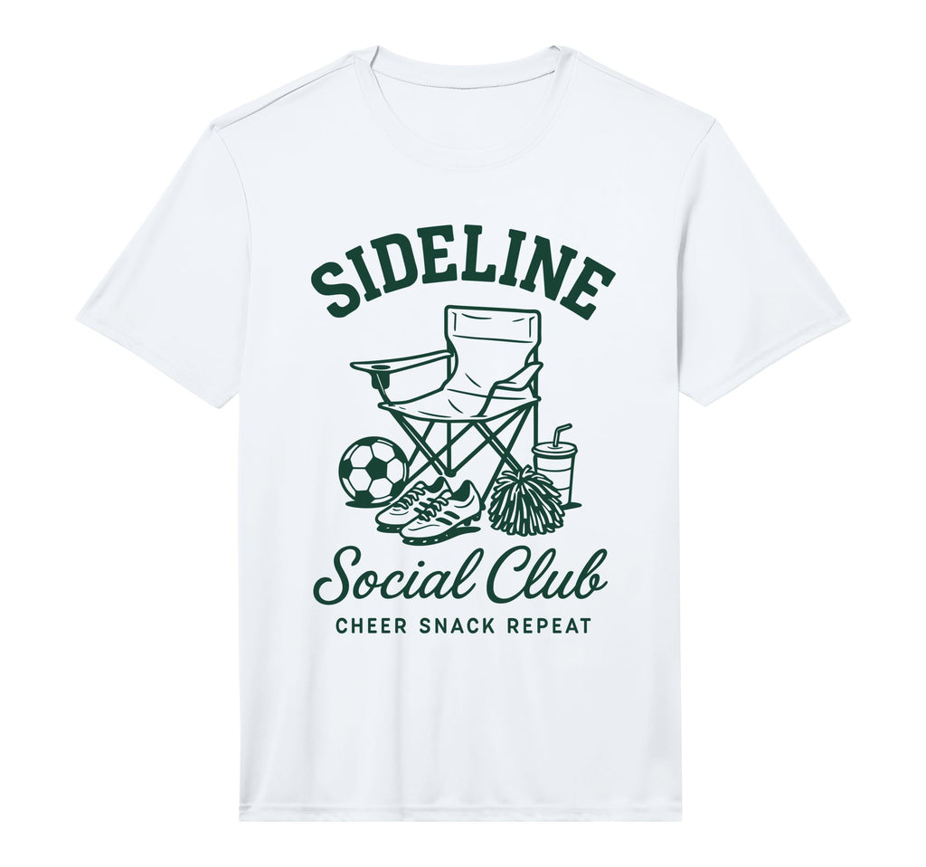 Sideline Social Club Soccer Mom T-Shirt - Novelty Apparel Unisex - T-Shirt, Sweatshirt, Hoodie