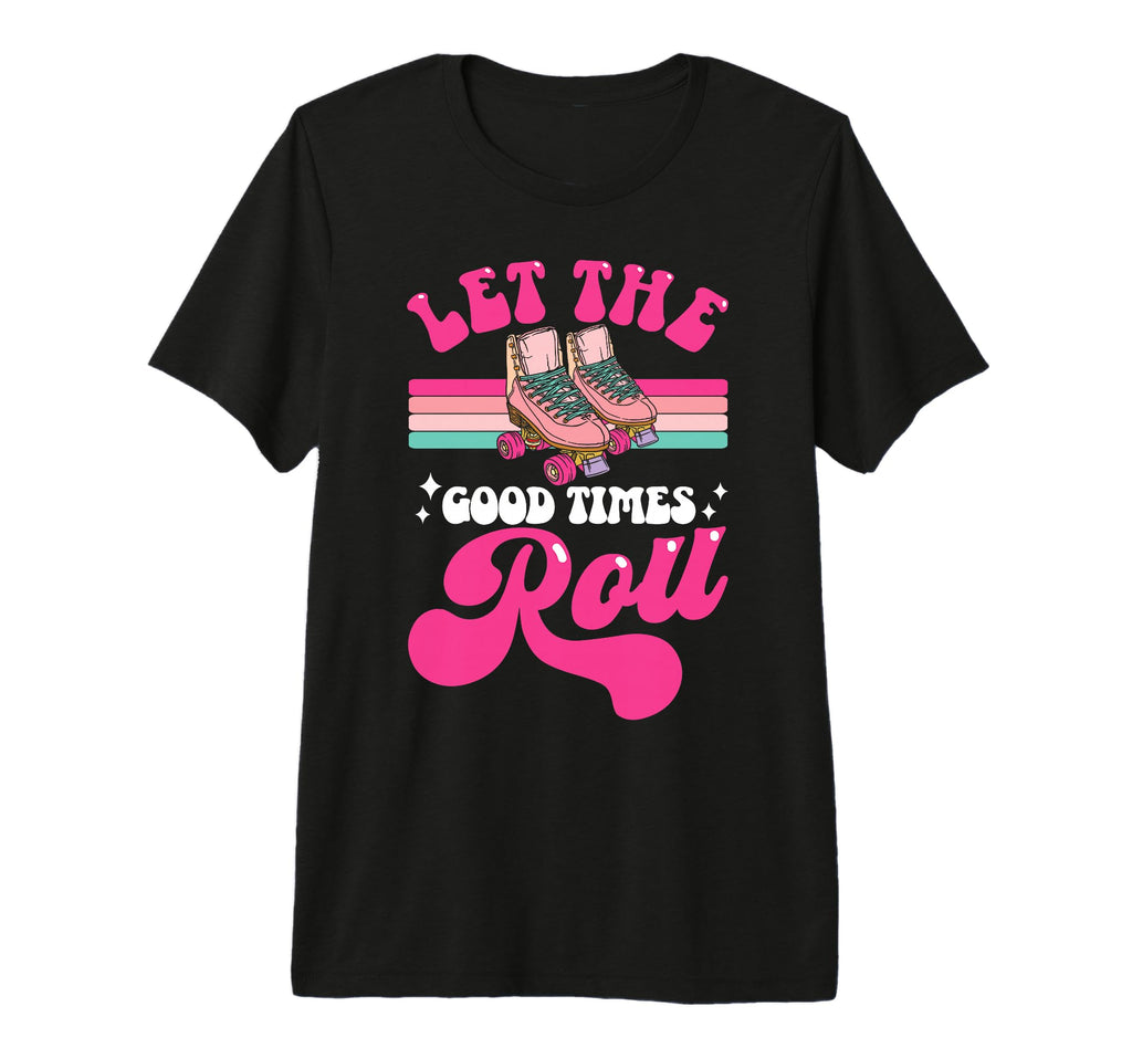 Roller Skating Skate 1970S Let Good Tri T-Shirt - Minimalist Print Unisex - T-Shirt, Sweatshirt, Hoodie