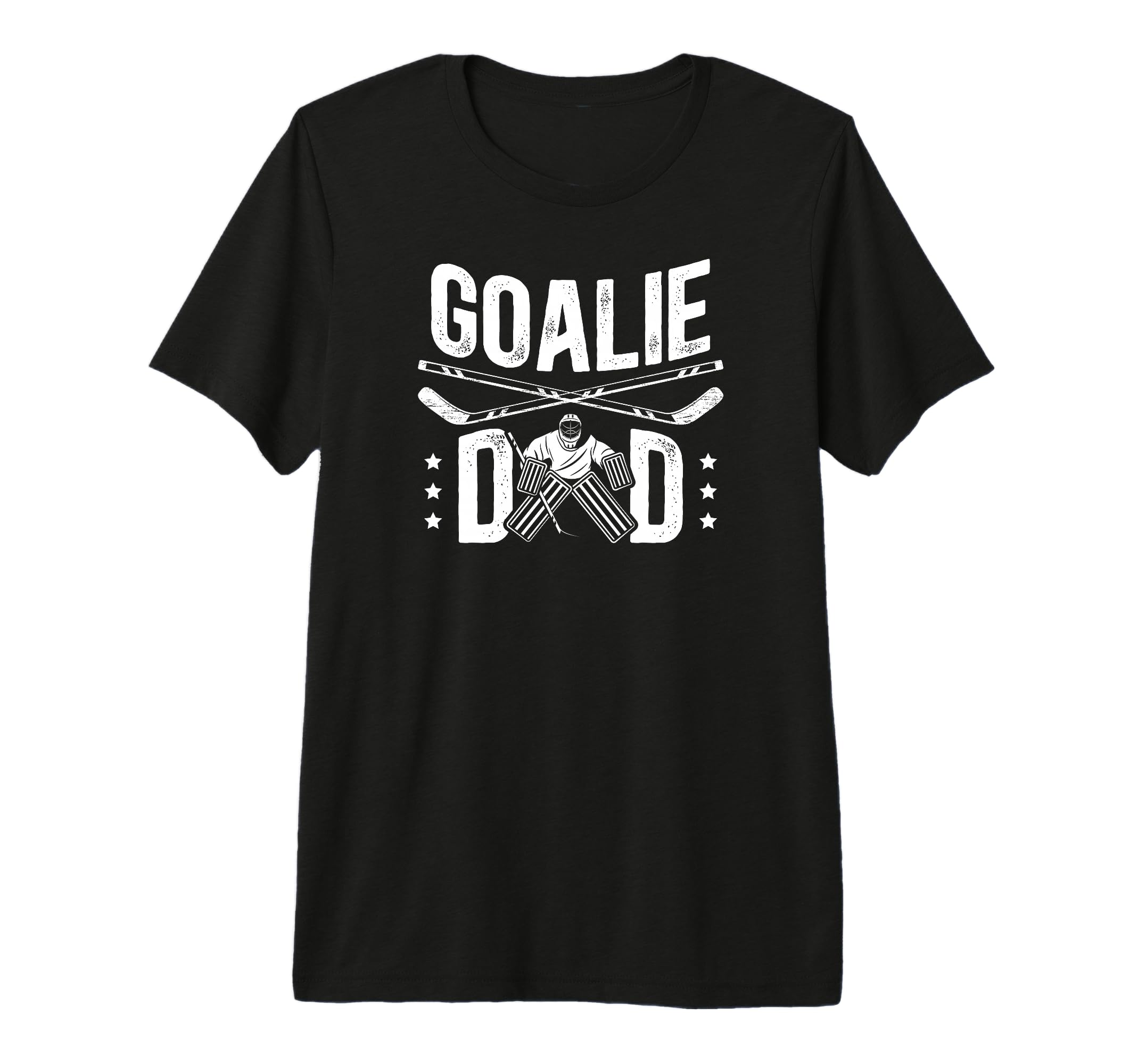 Mens Ice Hockey Goalie Dad Ice Hockey T-Shirt - Graphic Print Men Women - T-Shirt, Sweatshirt, Hoodie