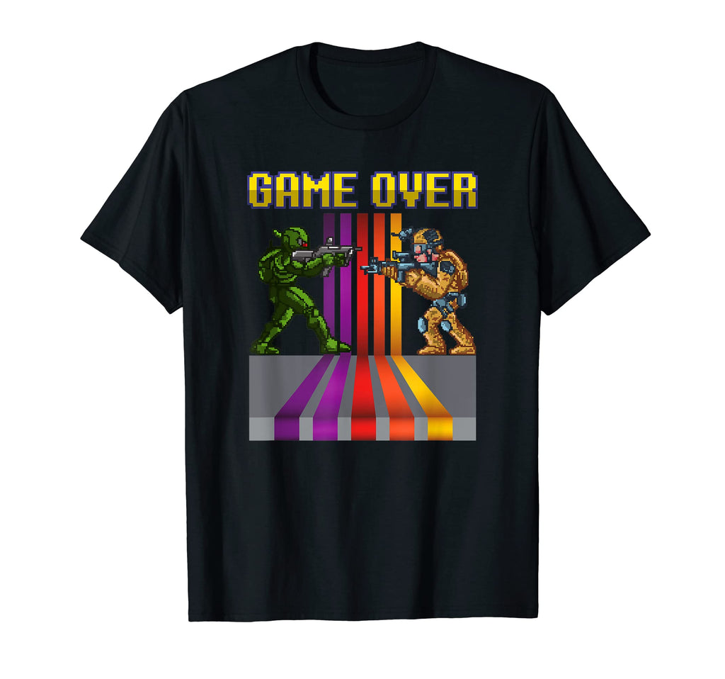 Game Over Video Games Gaming Gift Arcade T-Shirt - Graphic Print Unisex - T-Shirt, Sweatshirt, Hoodie