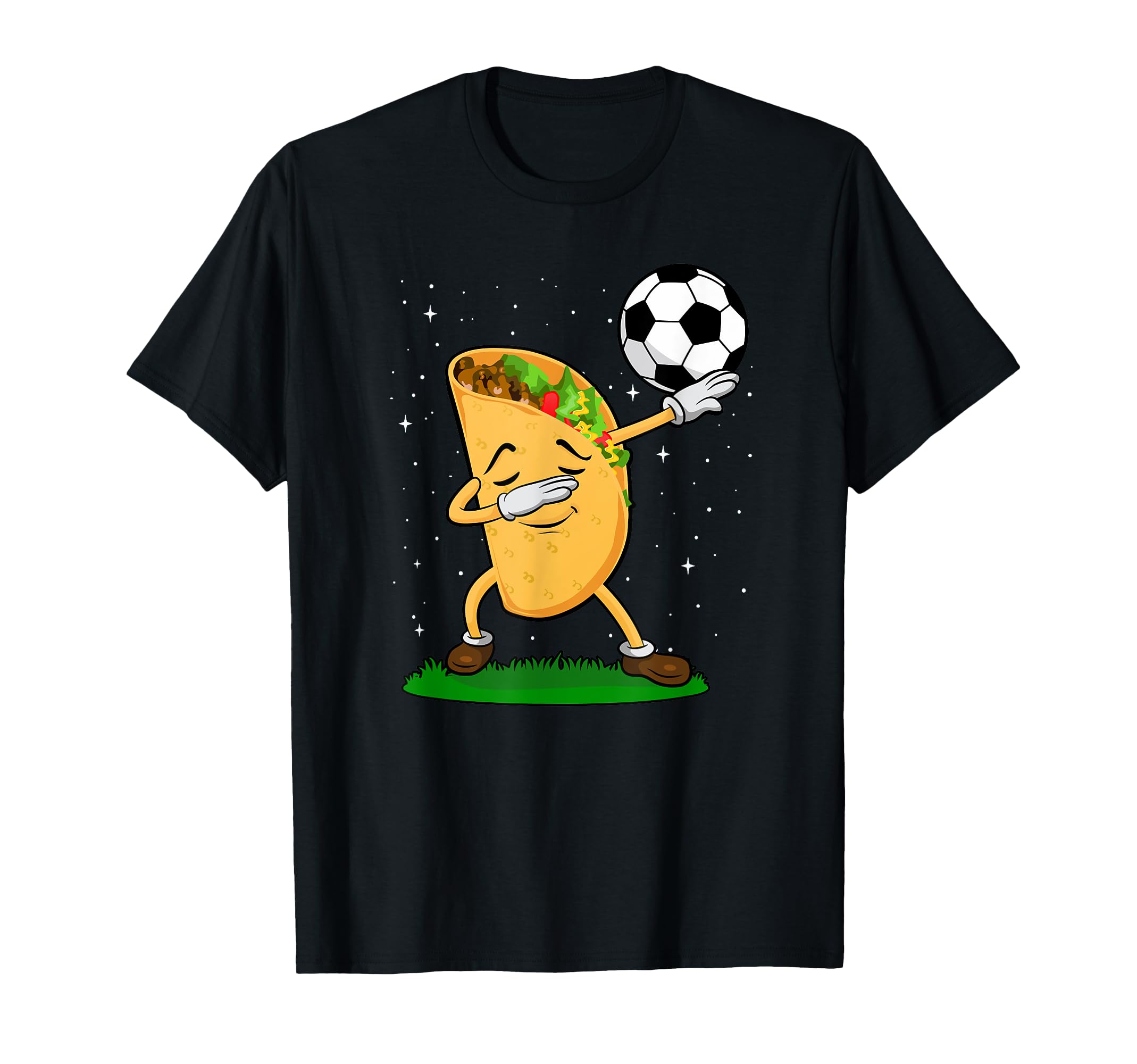 Taco Funny Soccer Dabbing Taco Gift T-Shirt - Custom Art Print Unisex - T-Shirt, Sweatshirt, Hoodie