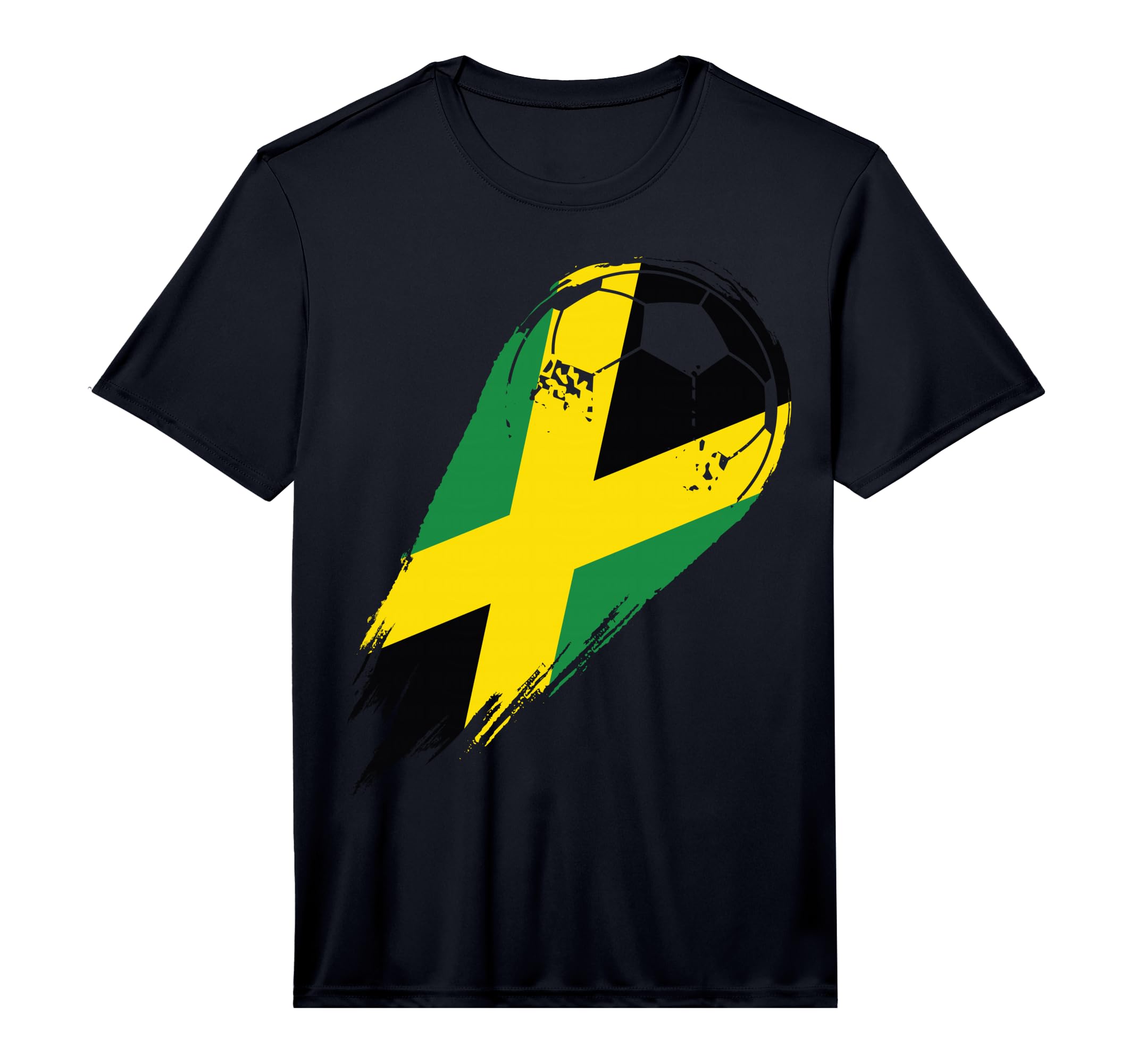 Soccer Flag Jamaica Performance T-Shirt - Fun Novelty Design Unisex - T-Shirt, Sweatshirt, Hoodie