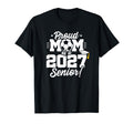 Class 2027 Senior Year Soccer Proud Mom T-Shirt - Minimalist Print Unisex - T-Shirt, Sweatshirt, Hoodie