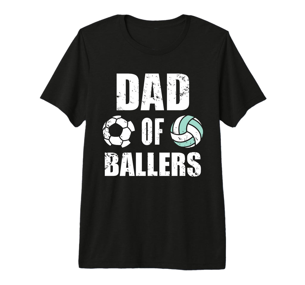 Mens Dad Ballers Funny Soccer T-Shirt - Aesthetic Graphic for Adults - T-Shirt, Sweatshirt, Hoodie