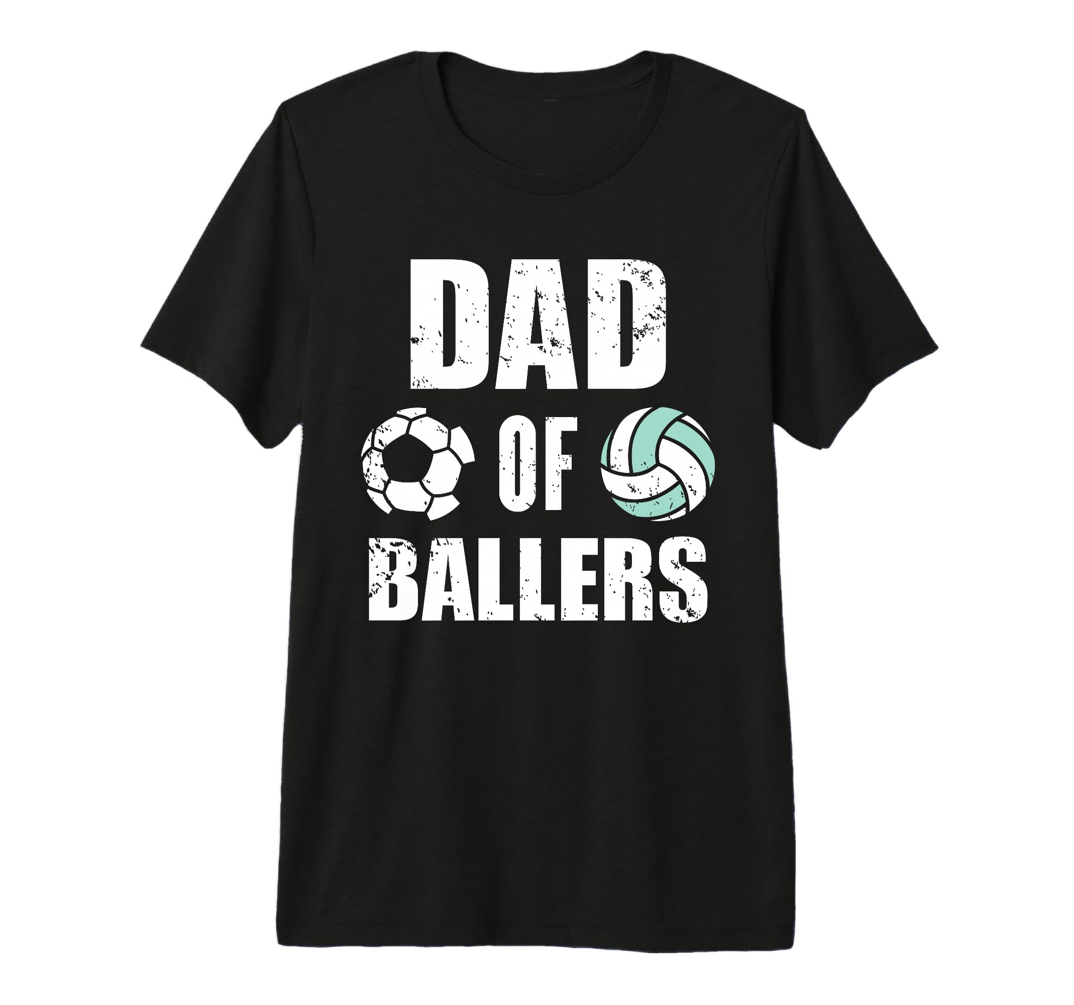 Mens Dad Ballers Funny Soccer T-Shirt - Aesthetic Graphic for Adults - T-Shirt, Sweatshirt, Hoodie