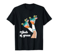 Skate Grace Roller Derby 70S 80S T-Shirt - Custom Art Print for Adults - T-Shirt, Sweatshirt, Hoodie