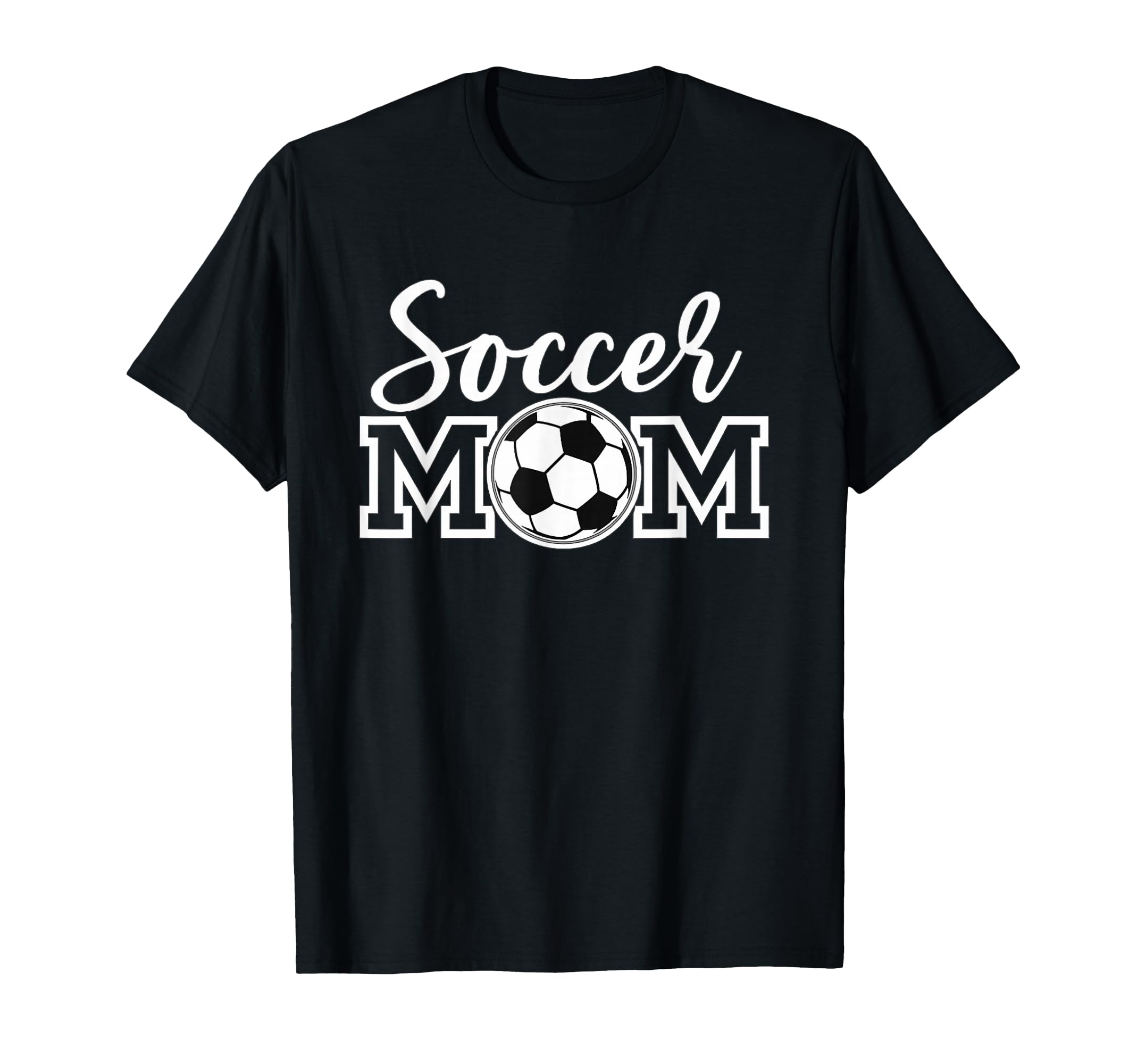 Soccer Mom White Sports Mom Game Day T-Shirt - Casual Everyday Wear Unisex - T-Shirt, Sweatshirt, Hoodie