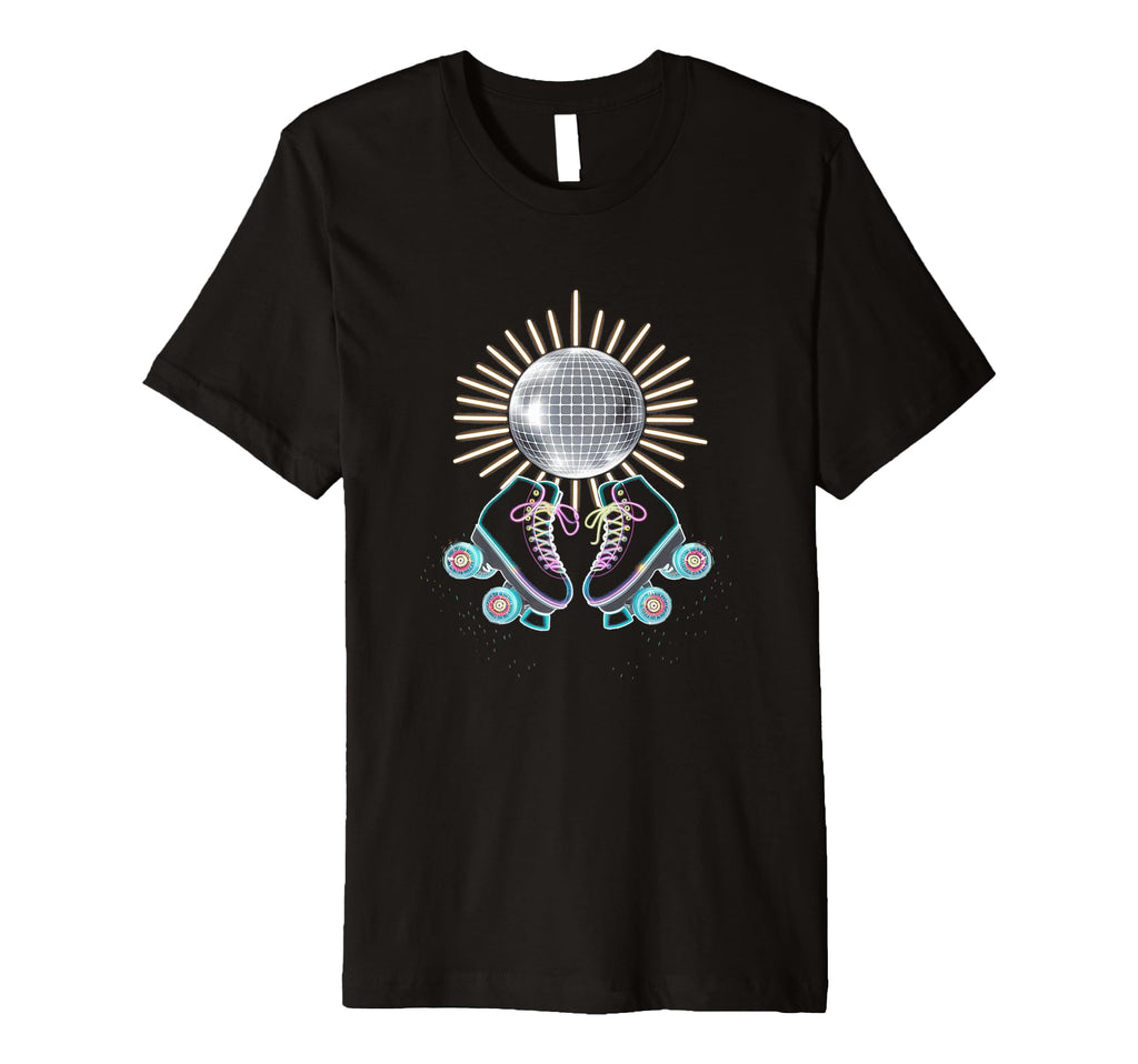 Rollerskates Funny 80S Roller Disco T-Shirt - Minimalist Print for Adults - T-Shirt, Sweatshirt, Hoodie