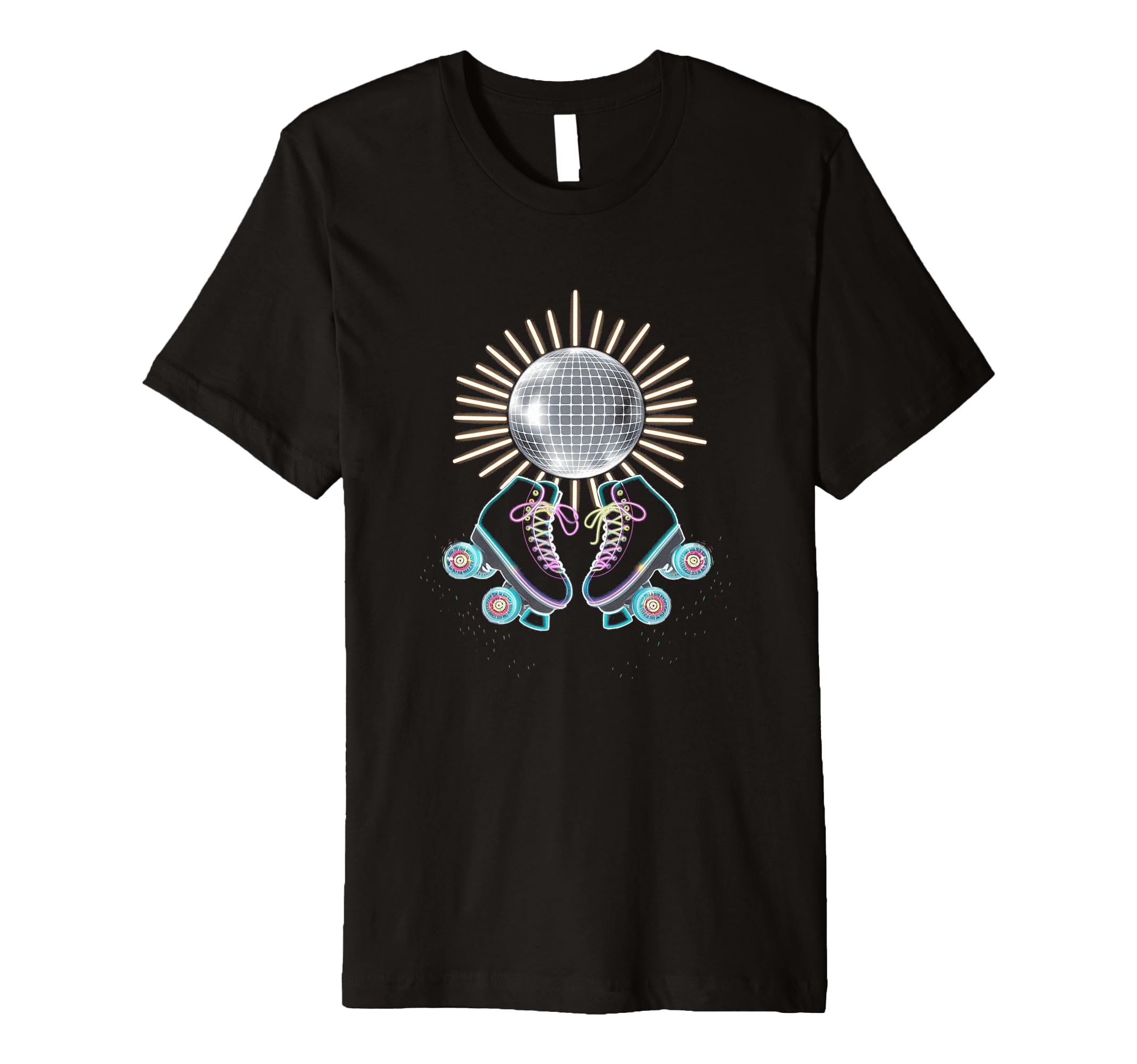 Rollerskates Funny 80S Roller Disco T-Shirt - Minimalist Print for Adults - T-Shirt, Sweatshirt, Hoodie