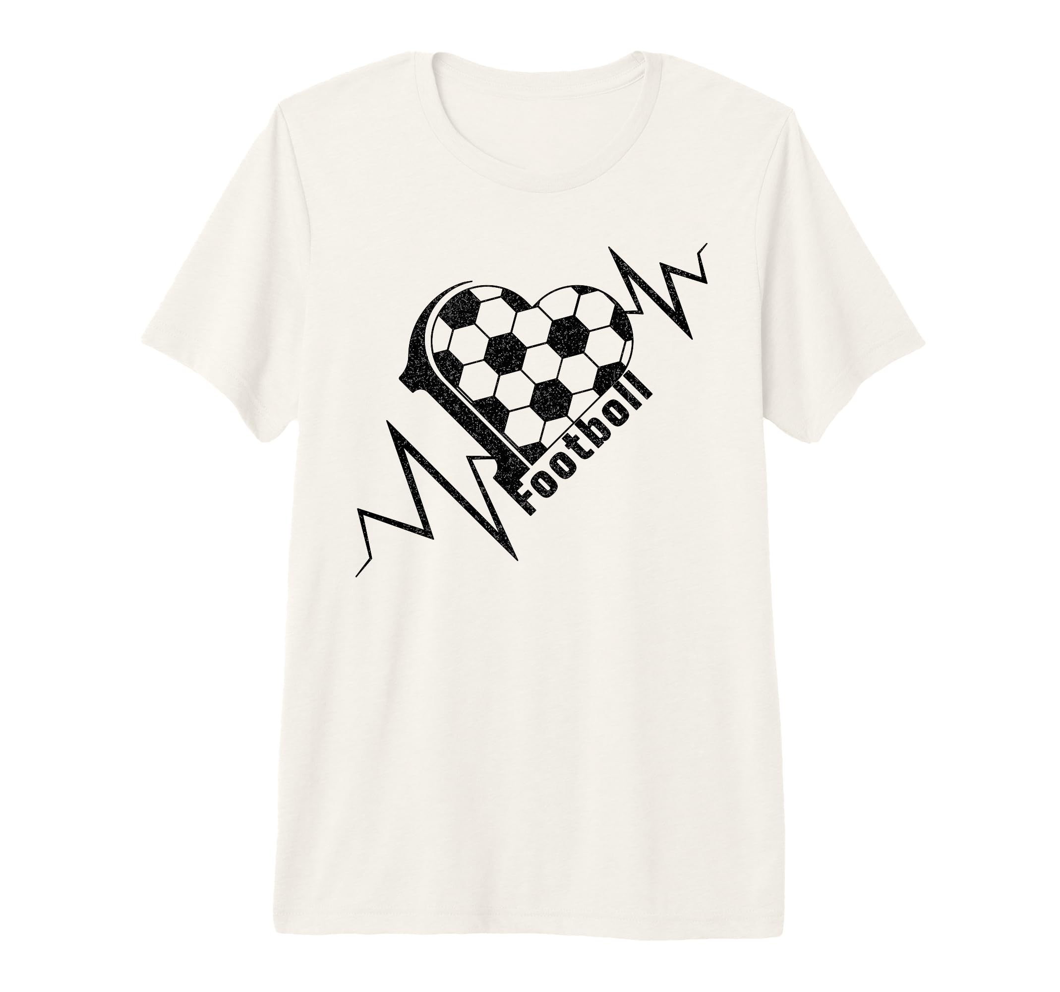Love Football Heartbeat Soccer Pulse T-Shirt - Trendy Graphic Men Women - T-Shirt, Sweatshirt, Hoodie