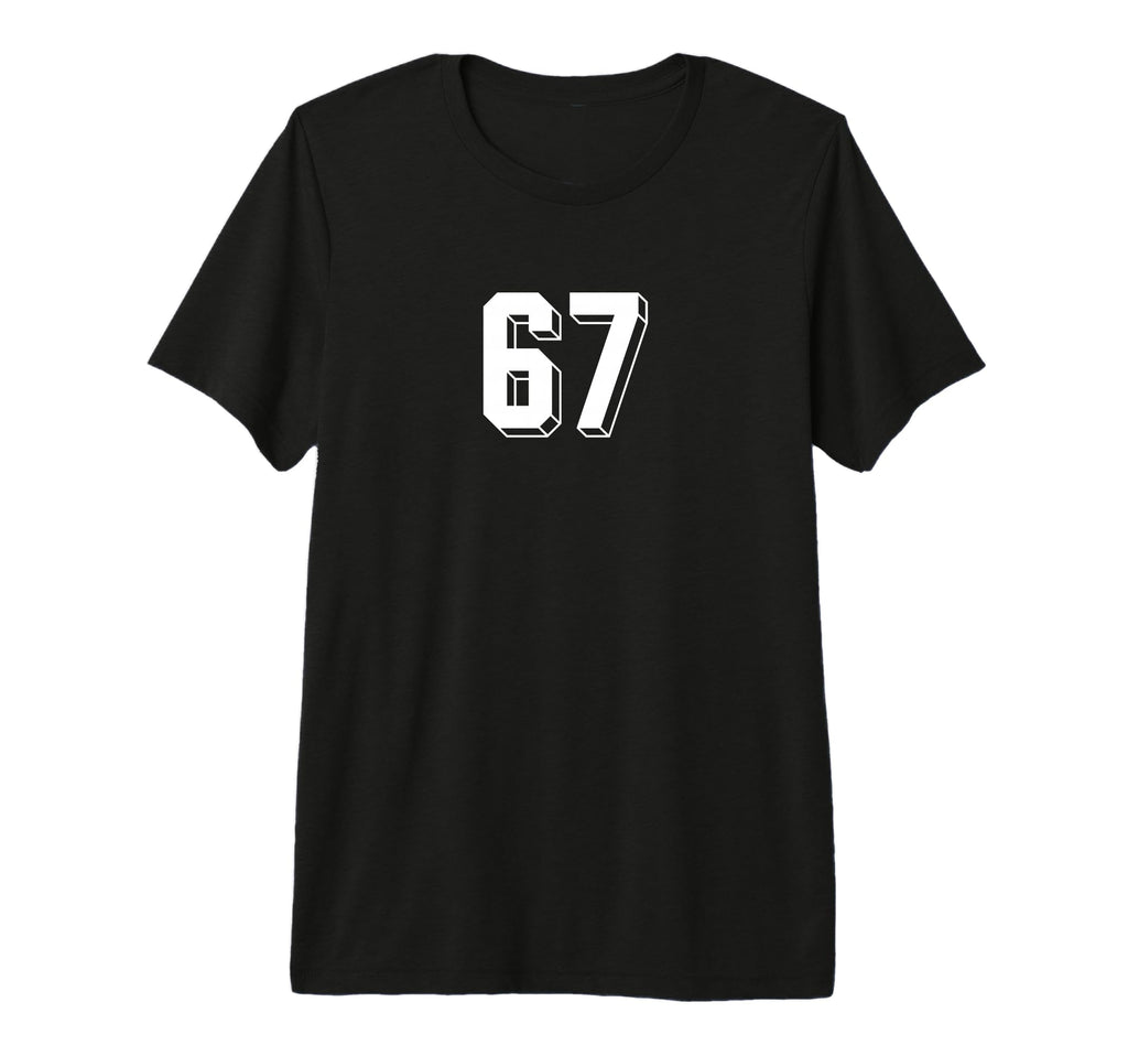 Number 67 80S 90S Soccer Team Jersey T-Shirt - Novelty Apparel for Adults - T-Shirt, Sweatshirt, Hoodie