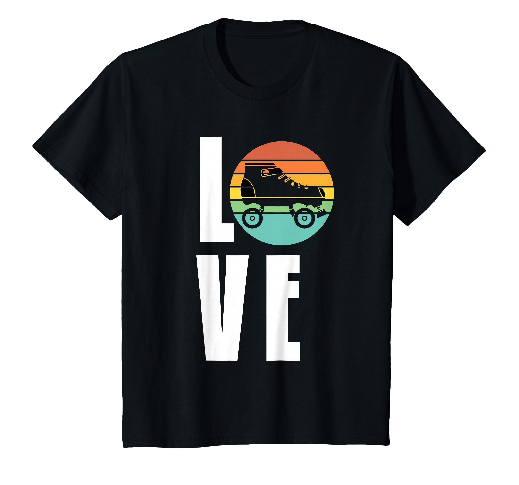 70S 80S Roller Derby Skates Skating T-Shirt - Casual Everyday Wear Unisex - T-Shirt, Sweatshirt, Hoodie
