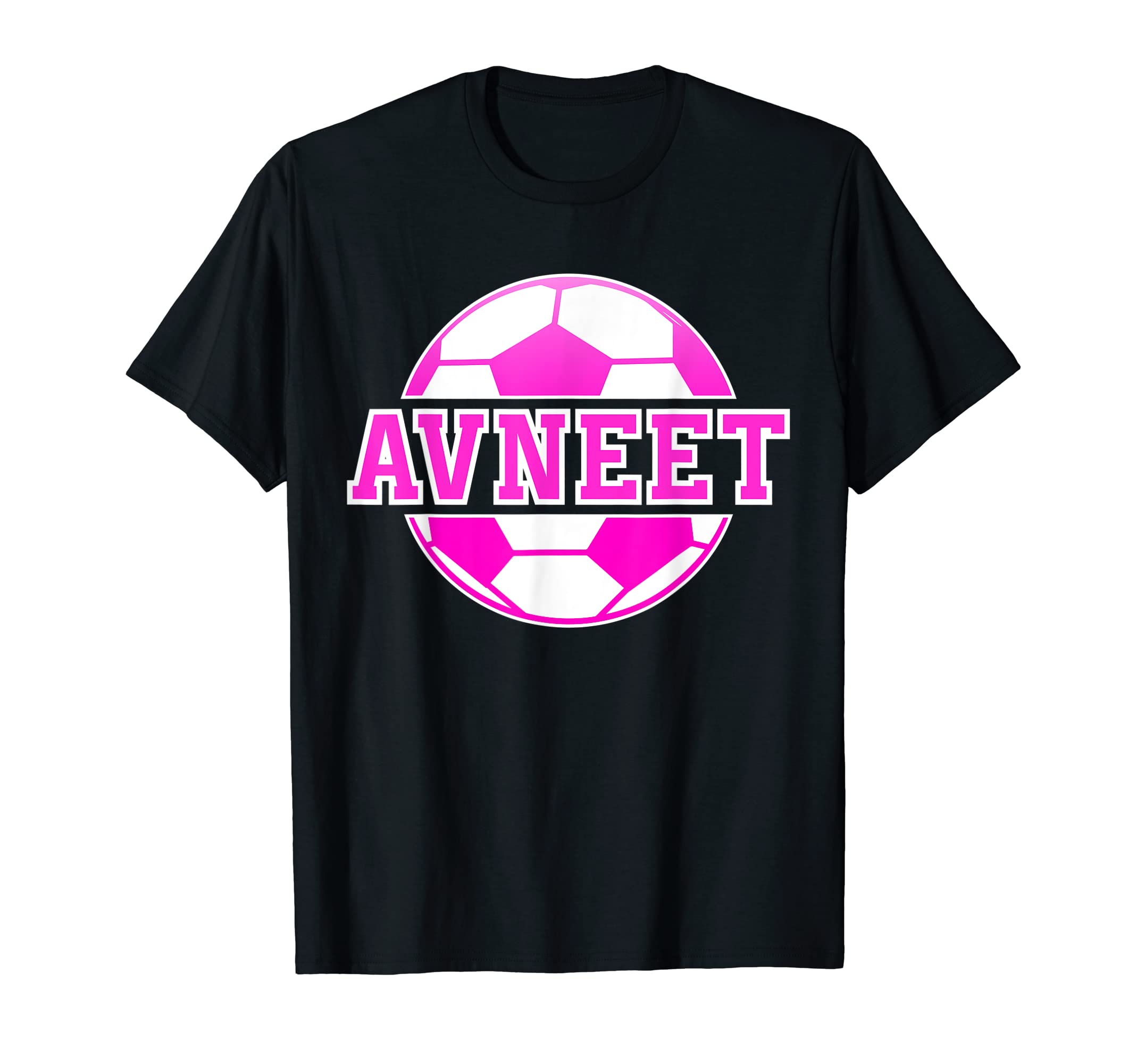 Avneet Name Soccer Play Football T-Shirt - Casual Everyday Wear for Adults - T-Shirt, Sweatshirt, Hoodie