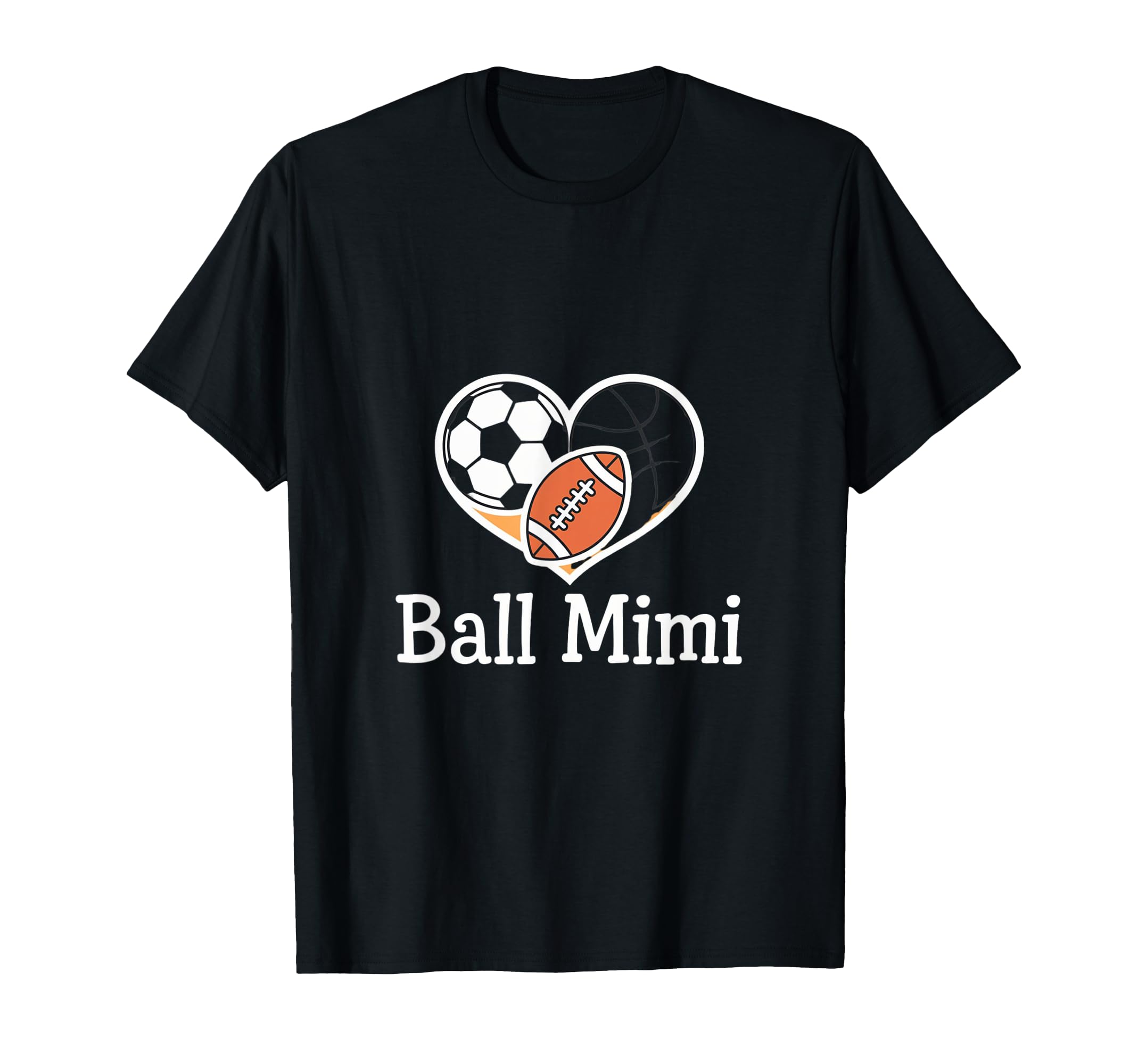 Ball Mimi Heart Funny Soccer T-Shirt - Unique Graphic for Adults - T-Shirt, Sweatshirt, Hoodie