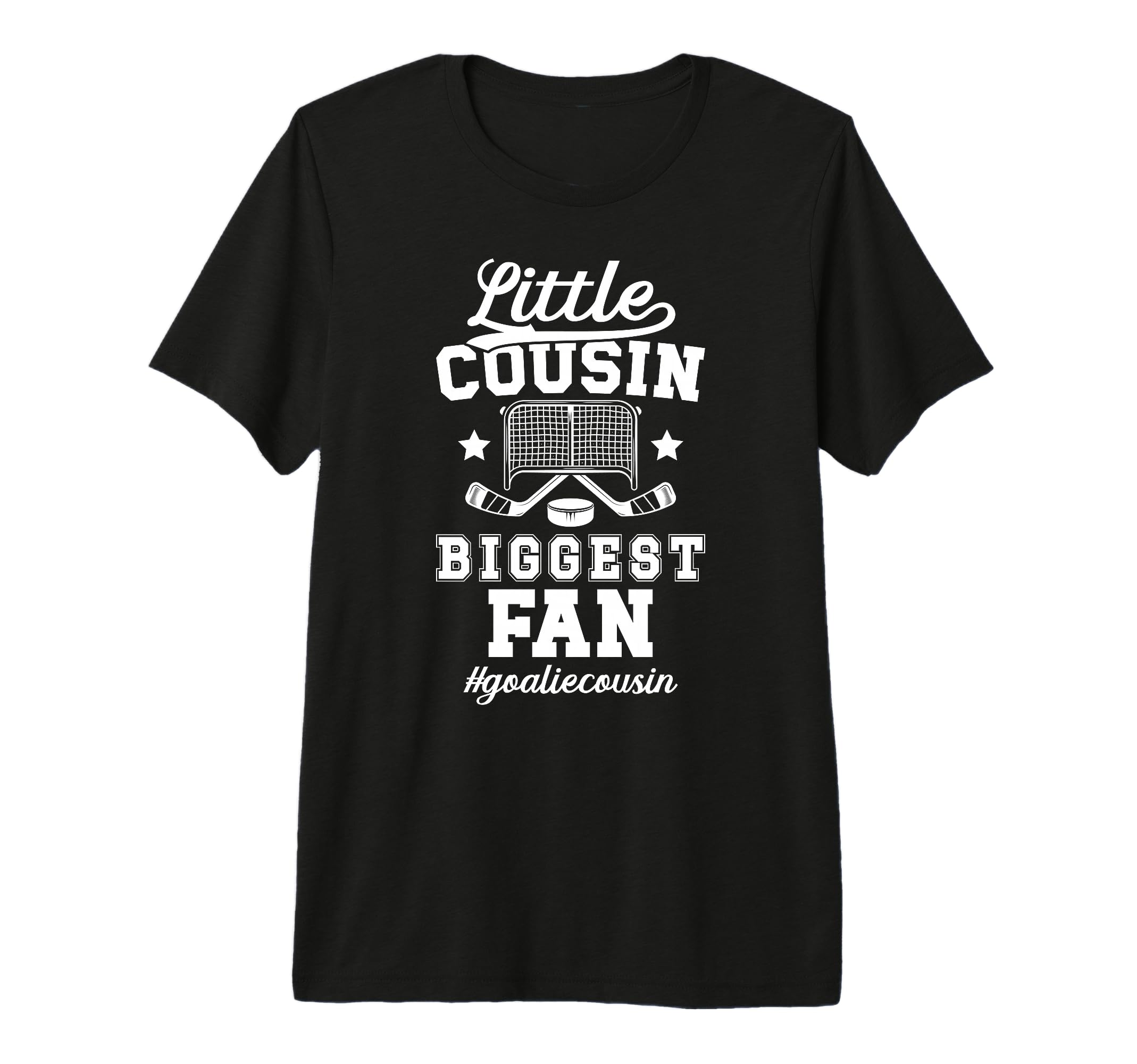 Little Cousin Hockey Goalie Cousin T-Shirt - Minimalist Print Unisex - T-Shirt, Sweatshirt, Hoodie