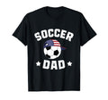 Usa Soccer Dad American Flag T-Shirt - Casual Everyday Wear for Adults - T-Shirt, Sweatshirt, Hoodie