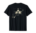 Tabby Cat Smoking Cigarette Grunge Meme T-Shirt - Trendy Graphic Unisex - T-Shirt, Sweatshirt, Hoodie