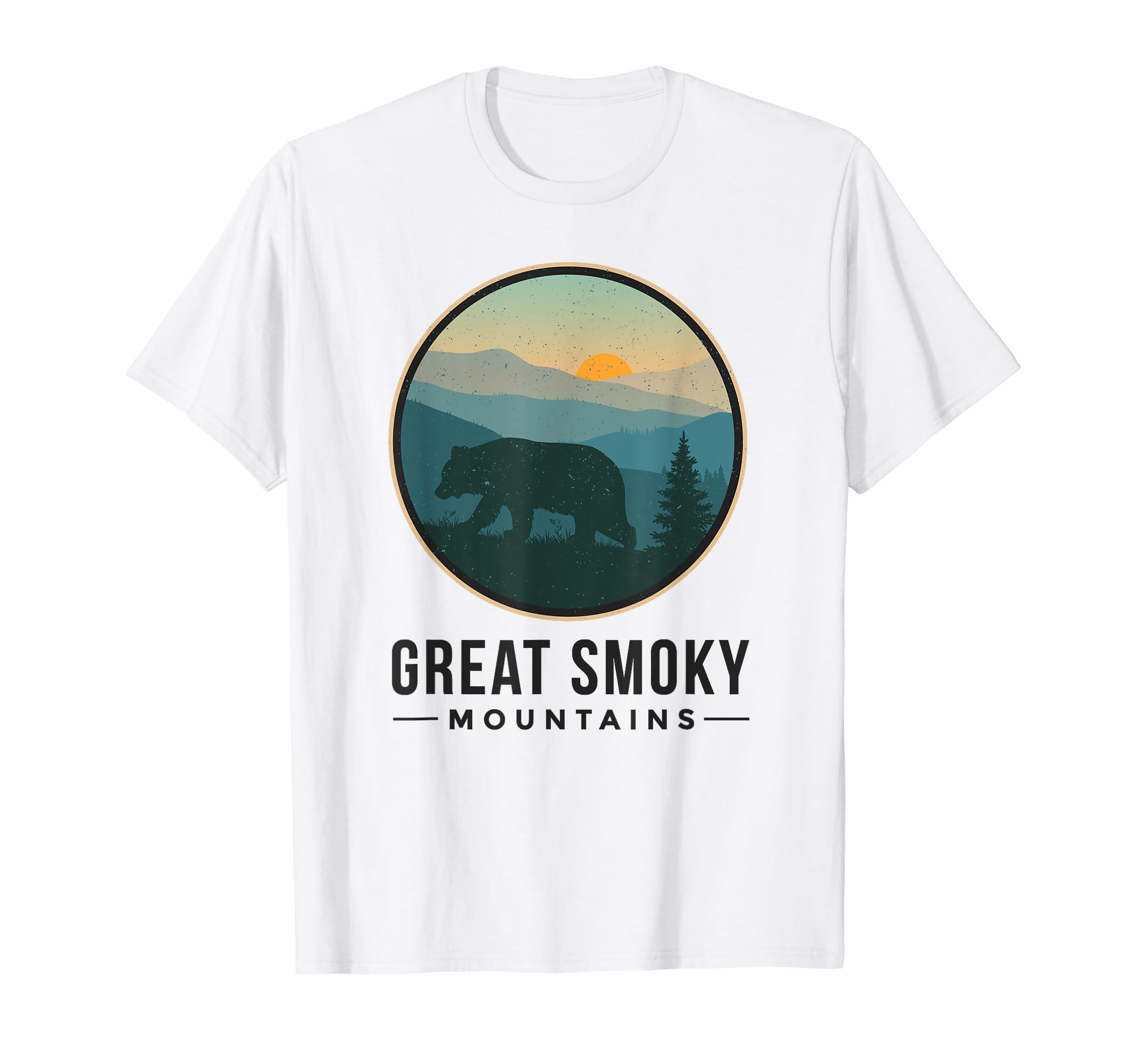Great Smoky Mountains National Park Bear T-Shirt - Graphic Print Unisex - T-Shirt, Sweatshirt, Hoodie