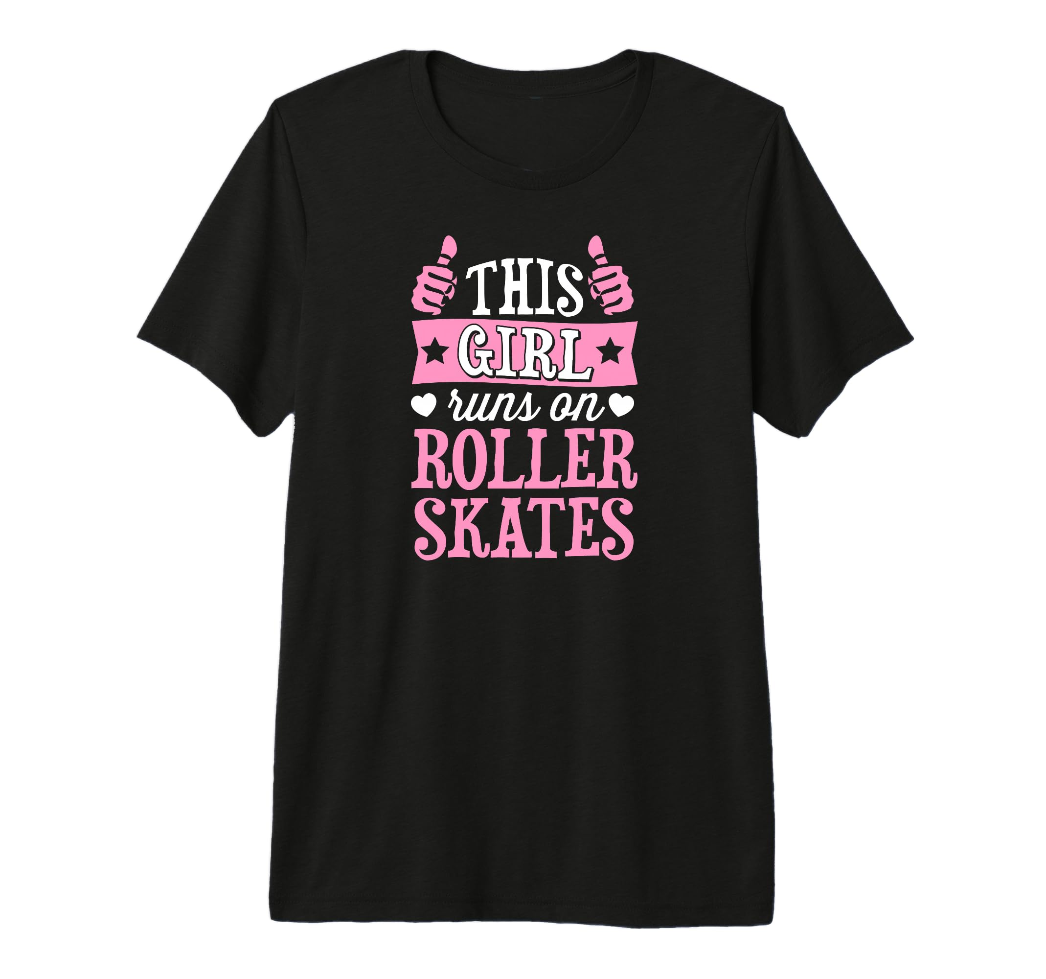 This Runs Roller Skates Tri Blend T-Shirt - Minimalist Print Unisex - T-Shirt, Sweatshirt, Hoodie