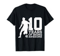10 Years Being Awesome Soccer 10Th T-Shirt - Graphic Print for Adults - T-Shirt, Sweatshirt, Hoodie