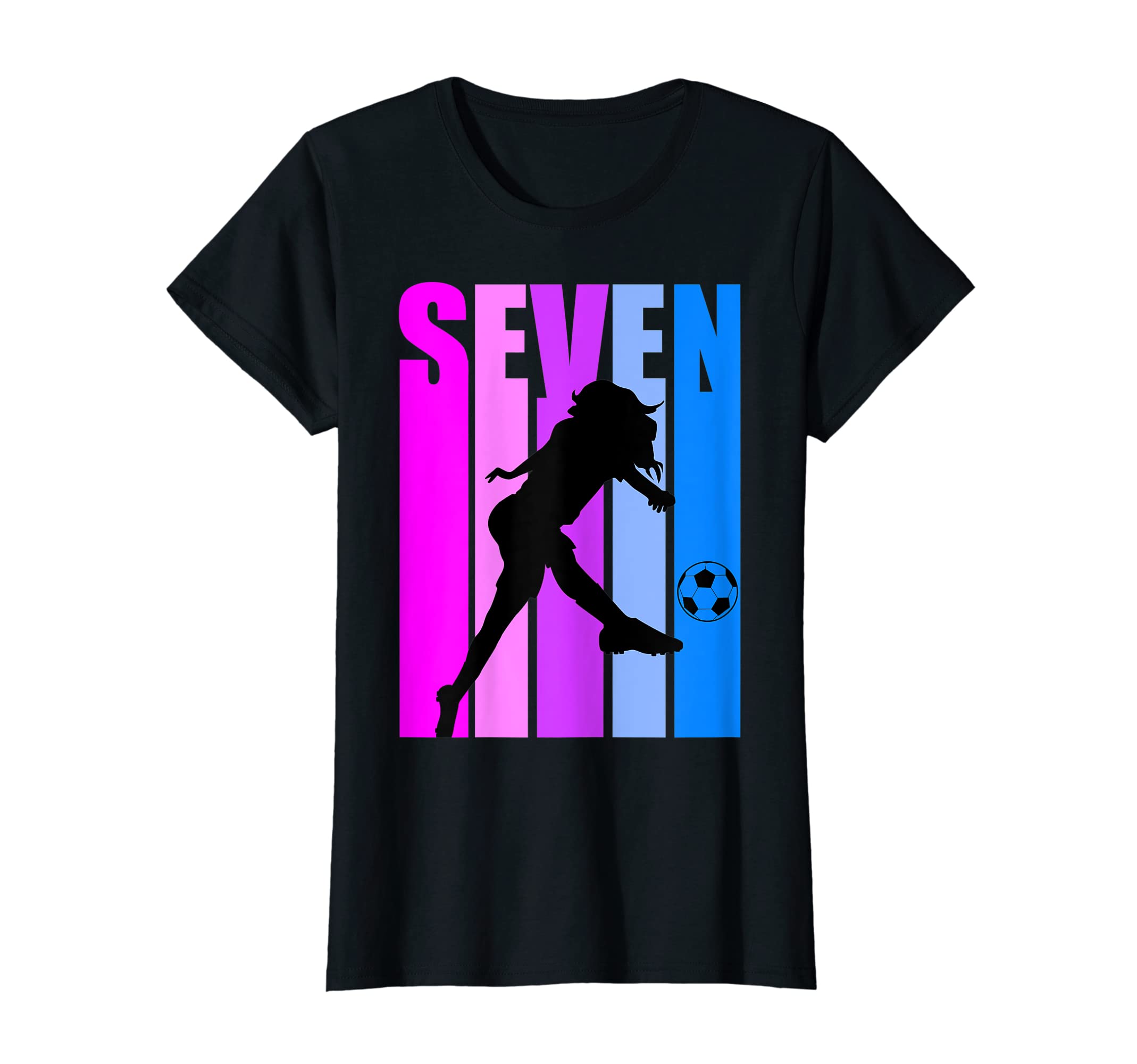 7Th Soccer Birthday Goals Score T-Shirt - Custom Art Print for Adults - T-Shirt, Sweatshirt, Hoodie