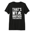 Proud Hockey Goalie Brother Hockey T-Shirt - Minimalist Print Men Women - T-Shirt, Sweatshirt, Hoodie
