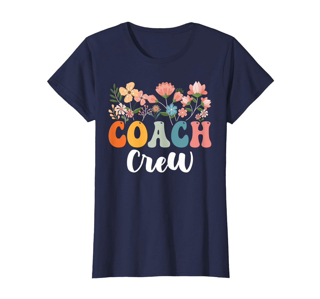 Coach Crew Team Groovy First Day T-Shirt - Minimalist Print Men Women - T-Shirt, Sweatshirt, Hoodie