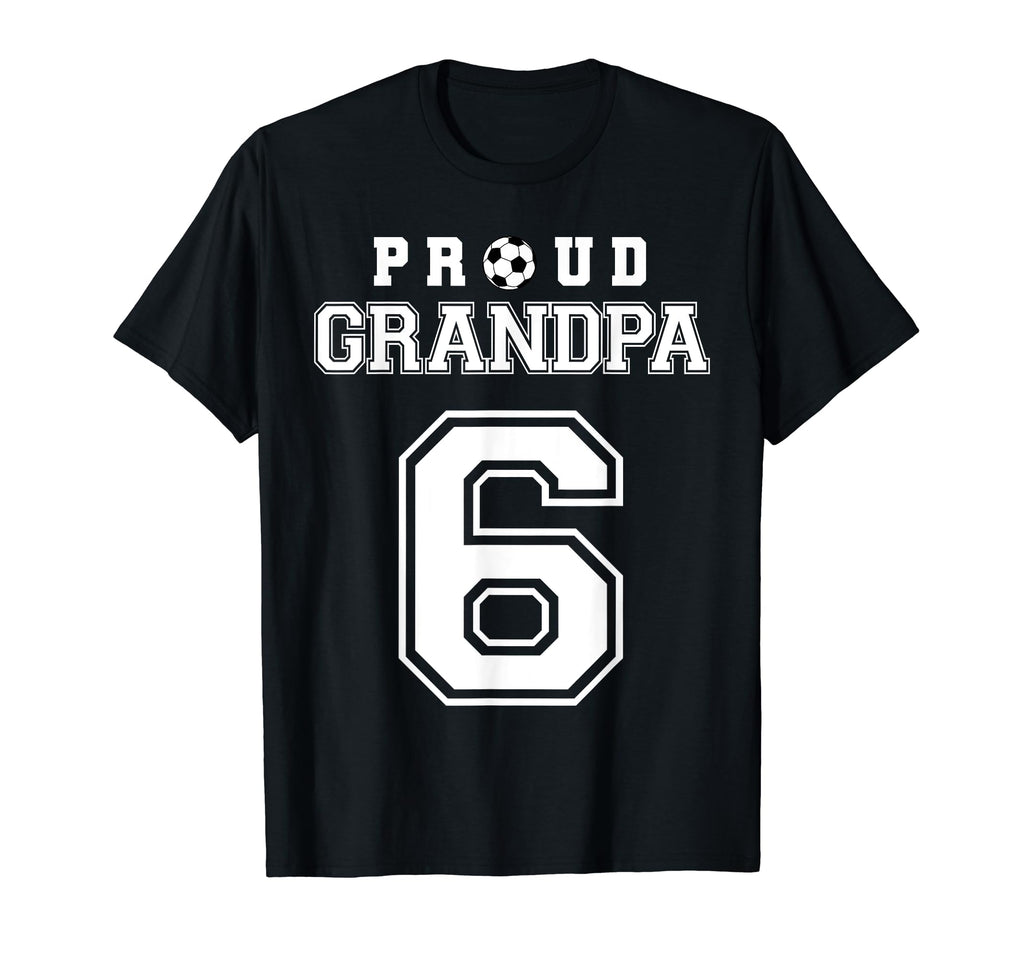Number 6 Custom Proud Soccer Futbol T-Shirt - Custom Art Print Men Women - T-Shirt, Sweatshirt, Hoodie