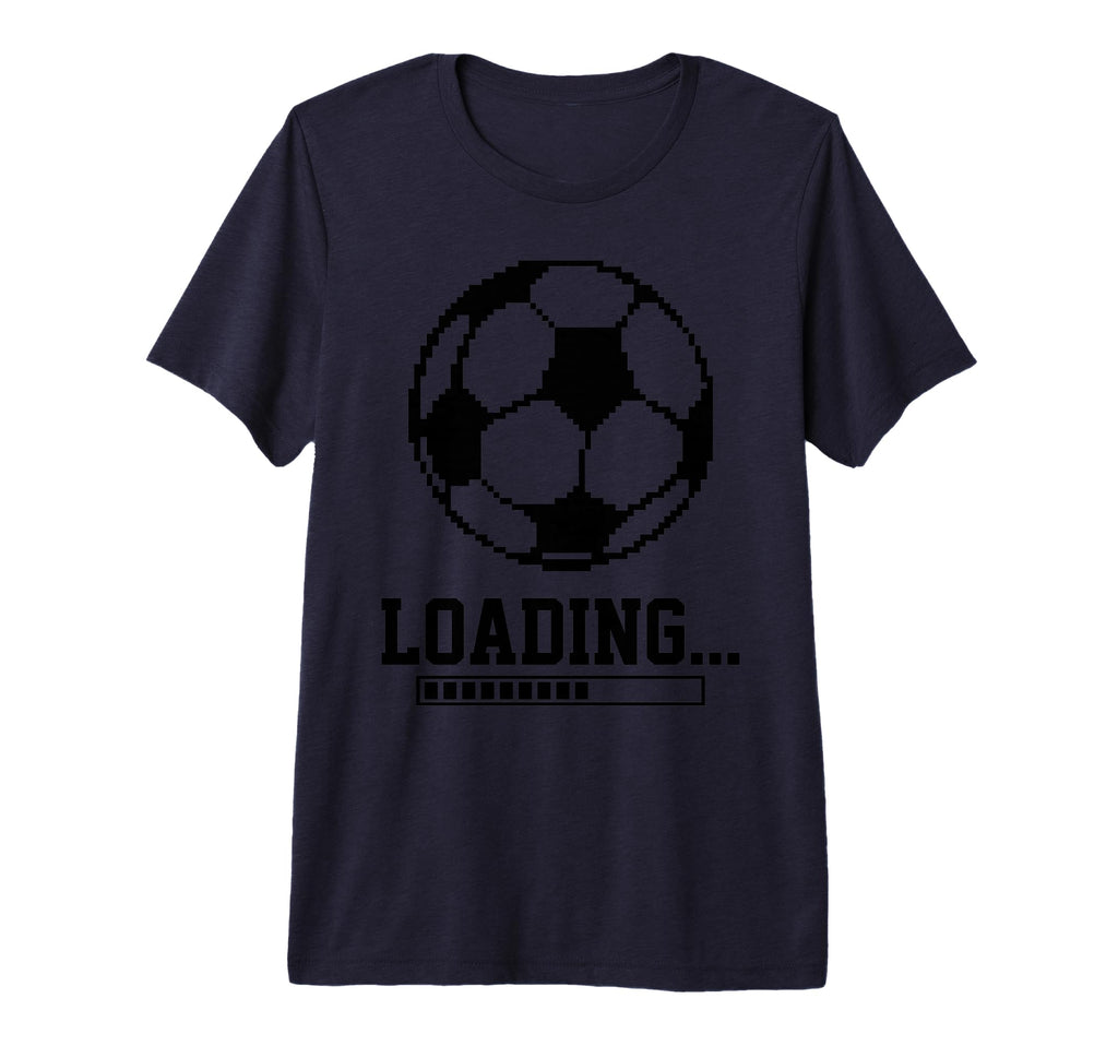 Loading Pixelated Soccer Ball Gamer T-Shirt - Aesthetic Graphic Men Women - T-Shirt, Sweatshirt, Hoodie