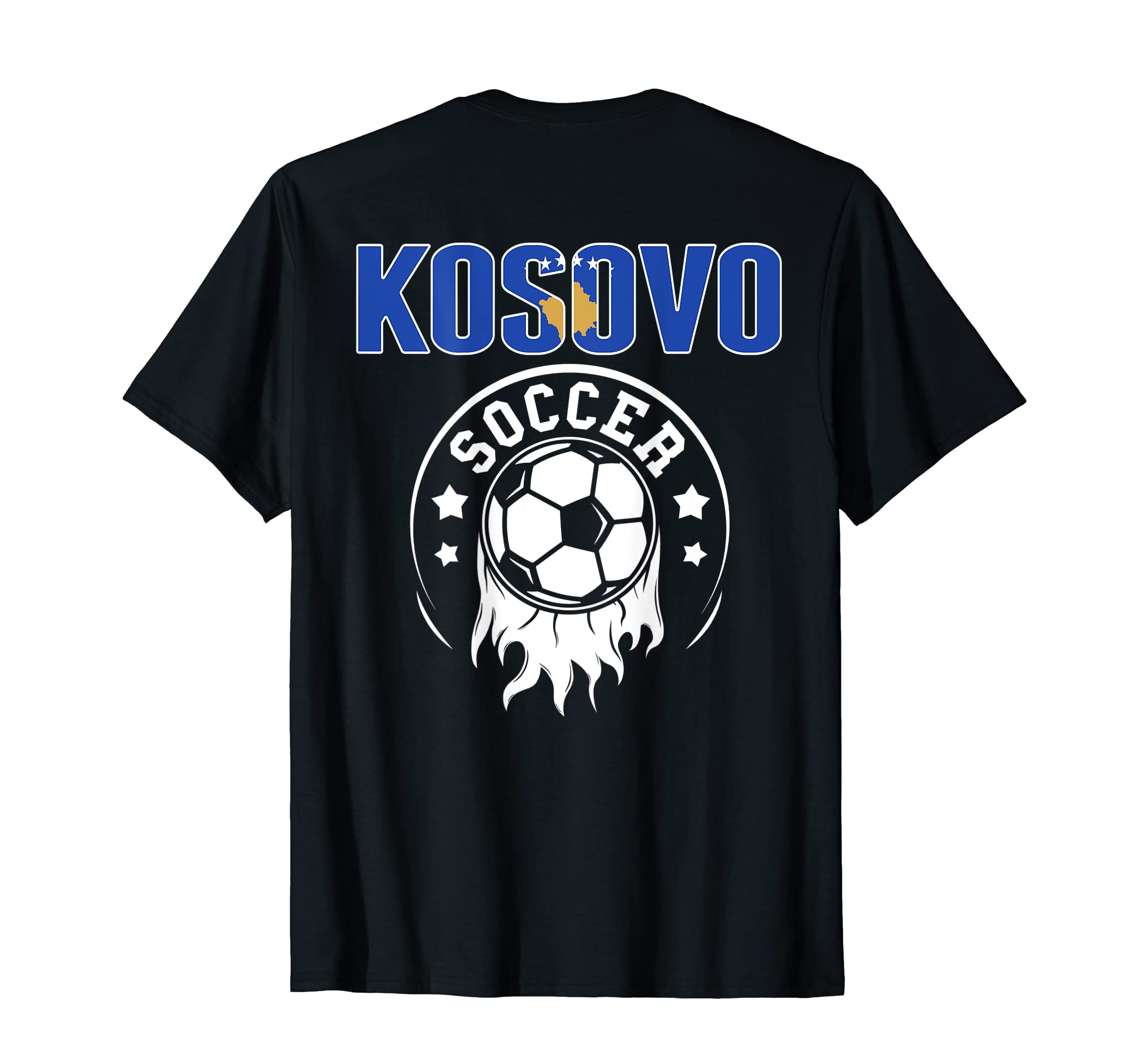 Proud Kosovo Soccer Fans Jersey T-Shirt - Custom Art Print Men Women - T-Shirt, Sweatshirt, Hoodie