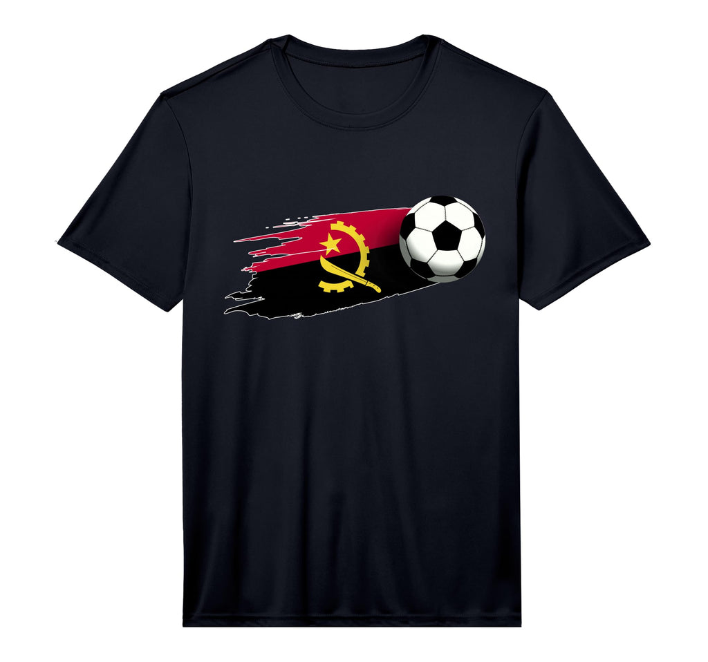 Mens Angola Flag Angolan Soccer Flag T-Shirt - Novelty Apparel Men Women - T-Shirt, Sweatshirt, Hoodie