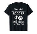 Soccer And Dogs Their Soul T-Shirt - Custom Art Print Unisex - T-Shirt, Sweatshirt, Hoodie