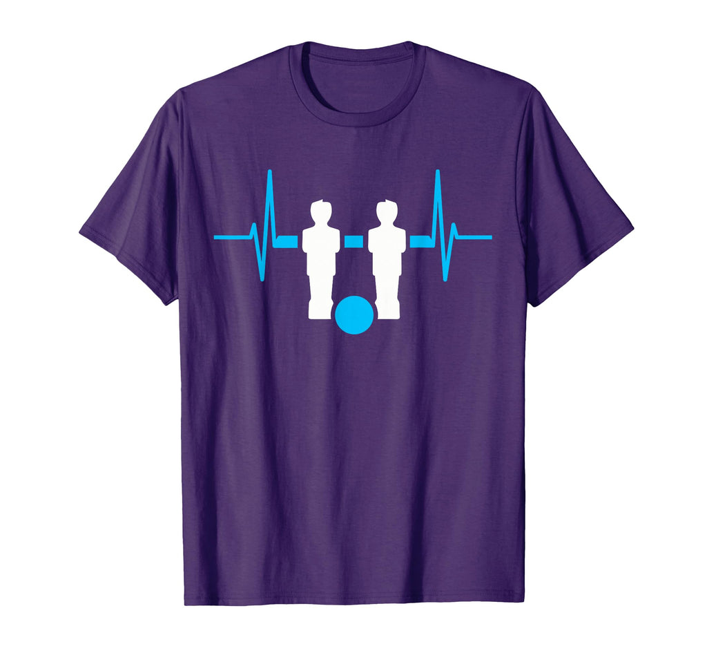 Foosball Table Soccer Heartbeat T-Shirt - Aesthetic Graphic Unisex - T-Shirt, Sweatshirt, Hoodie