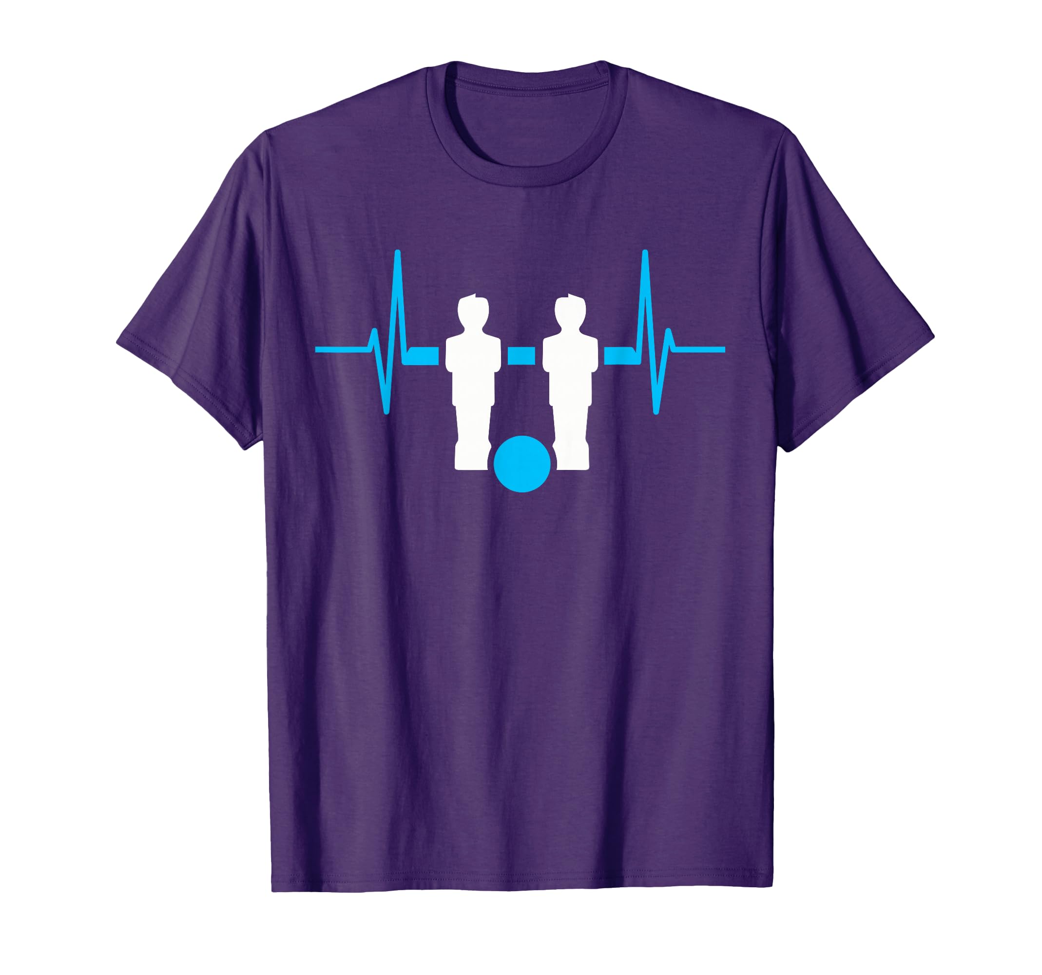 Foosball Table Soccer Heartbeat T-Shirt - Fun Novelty Design Unisex - T-Shirt, Sweatshirt, Hoodie