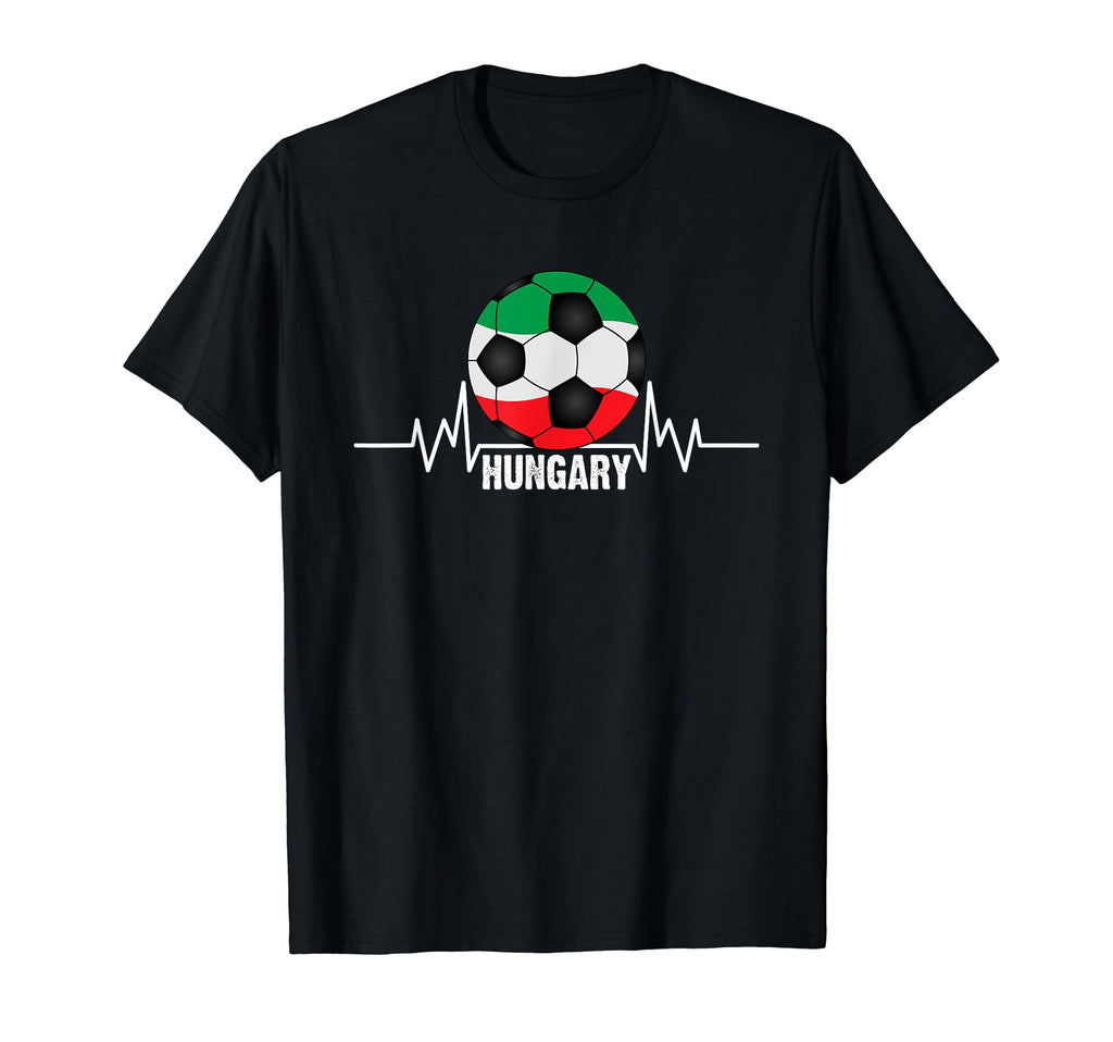 Hungary Sport Enthusiast Heartbeat T-Shirt - Custom Art Print Unisex - T-Shirt, Sweatshirt, Hoodie